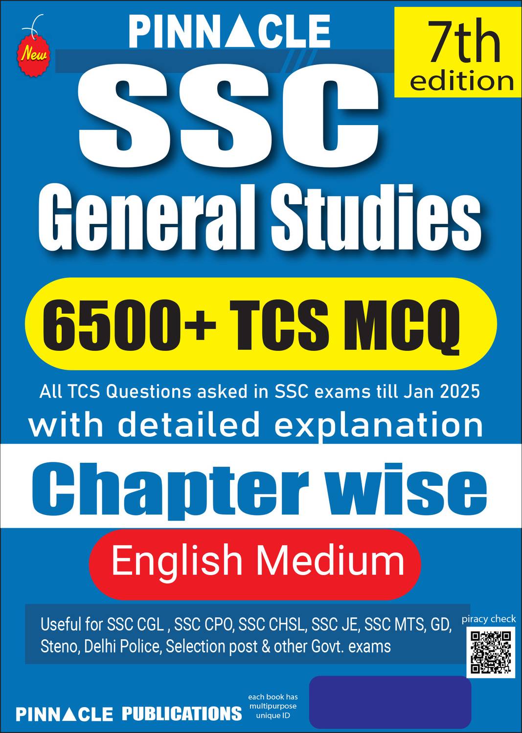 SSC General Studies 6500+ Chapter-wise MCQs with Detailed Explana