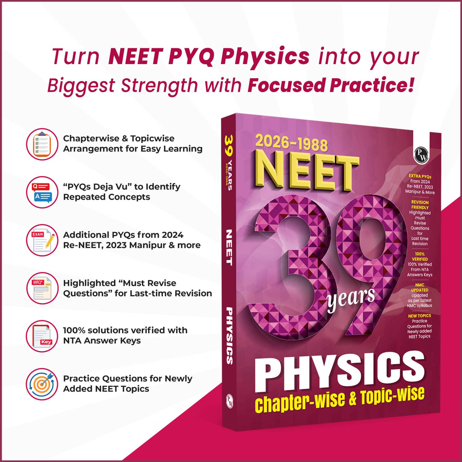 PW NEET PYQ 39 Years Physics For 2027 Exam - Image 2