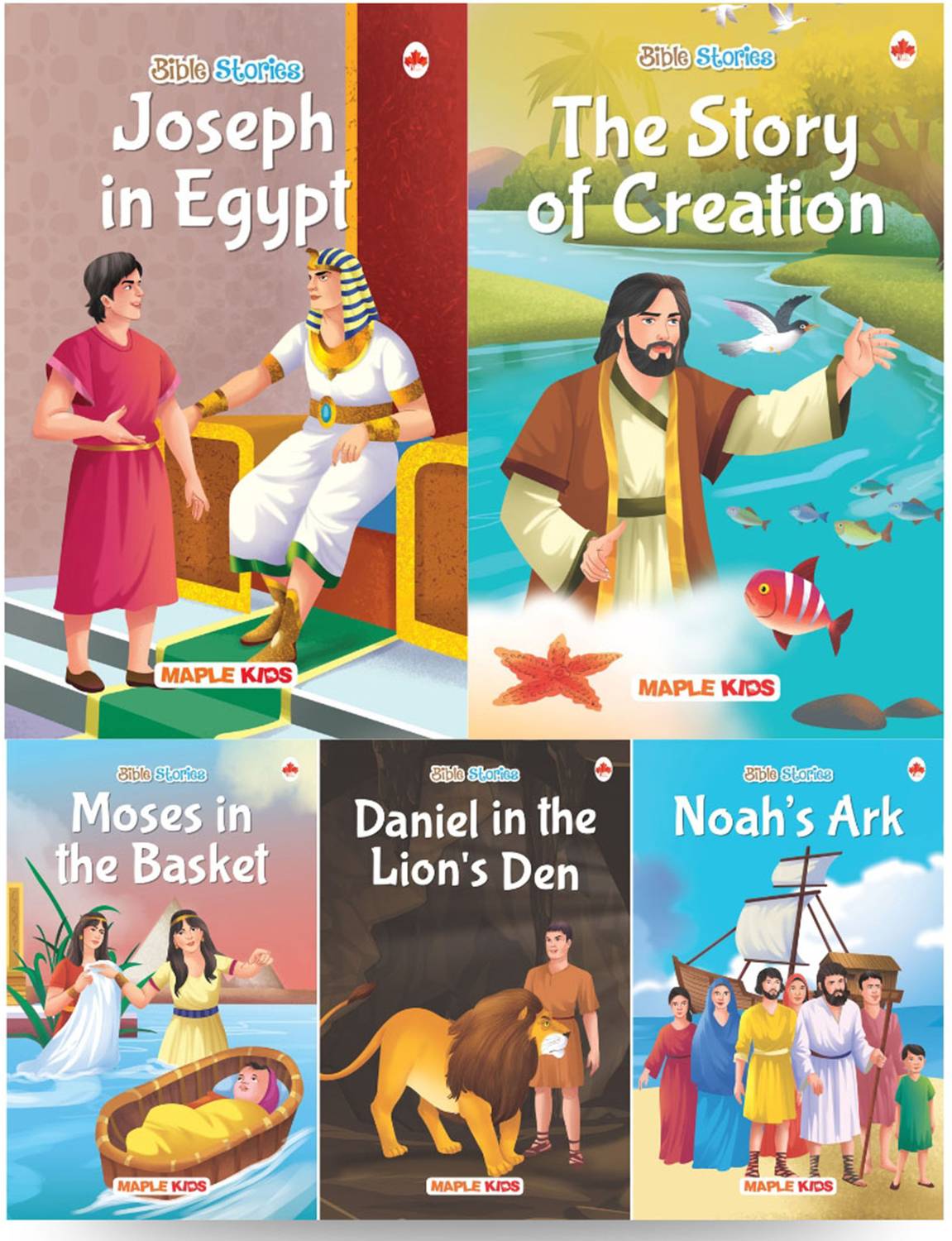 Bible Stories (Set of 5 Books) - the Story of Creation,