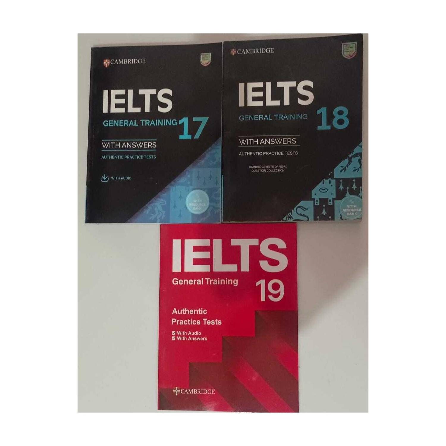 Ielts 17 General + Ielts 18 General + Free 19 General (Set of 3