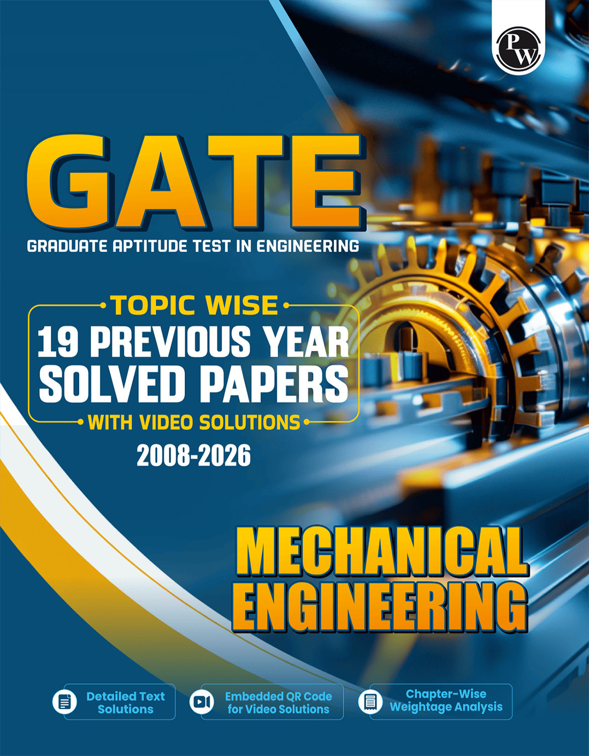 Image of PW GATEWALLAH Mechanical Engineering Previous Solved Papers For 2027 Exams