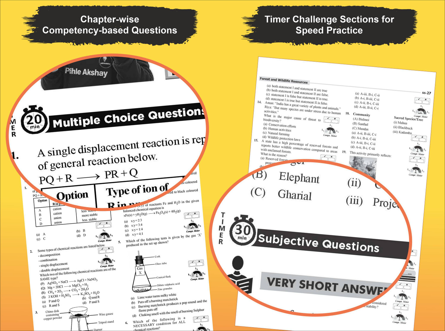 Image of Disha publication Inc Not PYQ, But TYQ-This Year Questions-Chapter-wise Competency Questions for Science, Mathematics, Social Science & English with Competency Meter (Paperback, Padhle Akshay)
