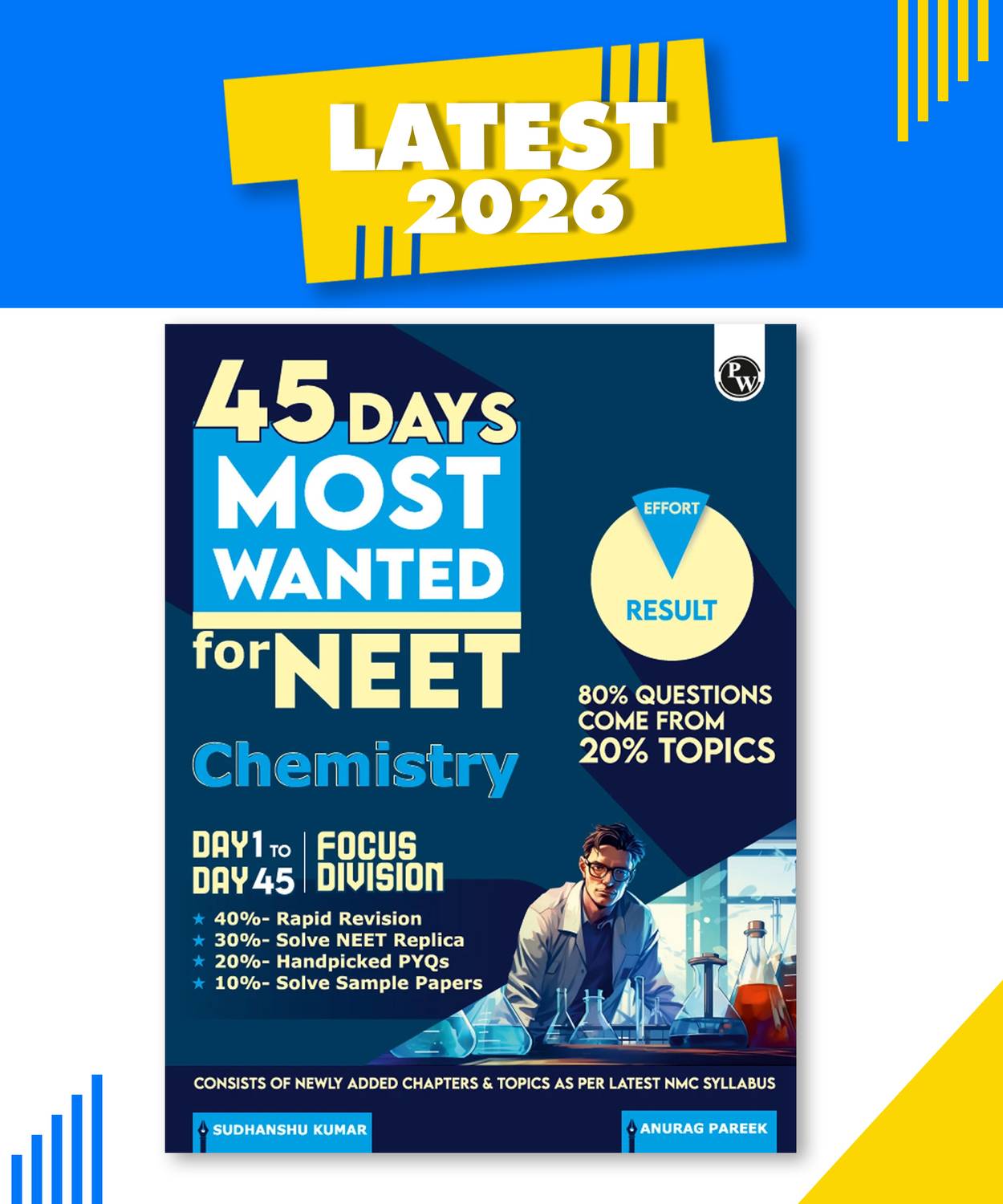 PW 45 Days NEET Chemistry: 80-20 Rule, PYQs & Sample Papers for