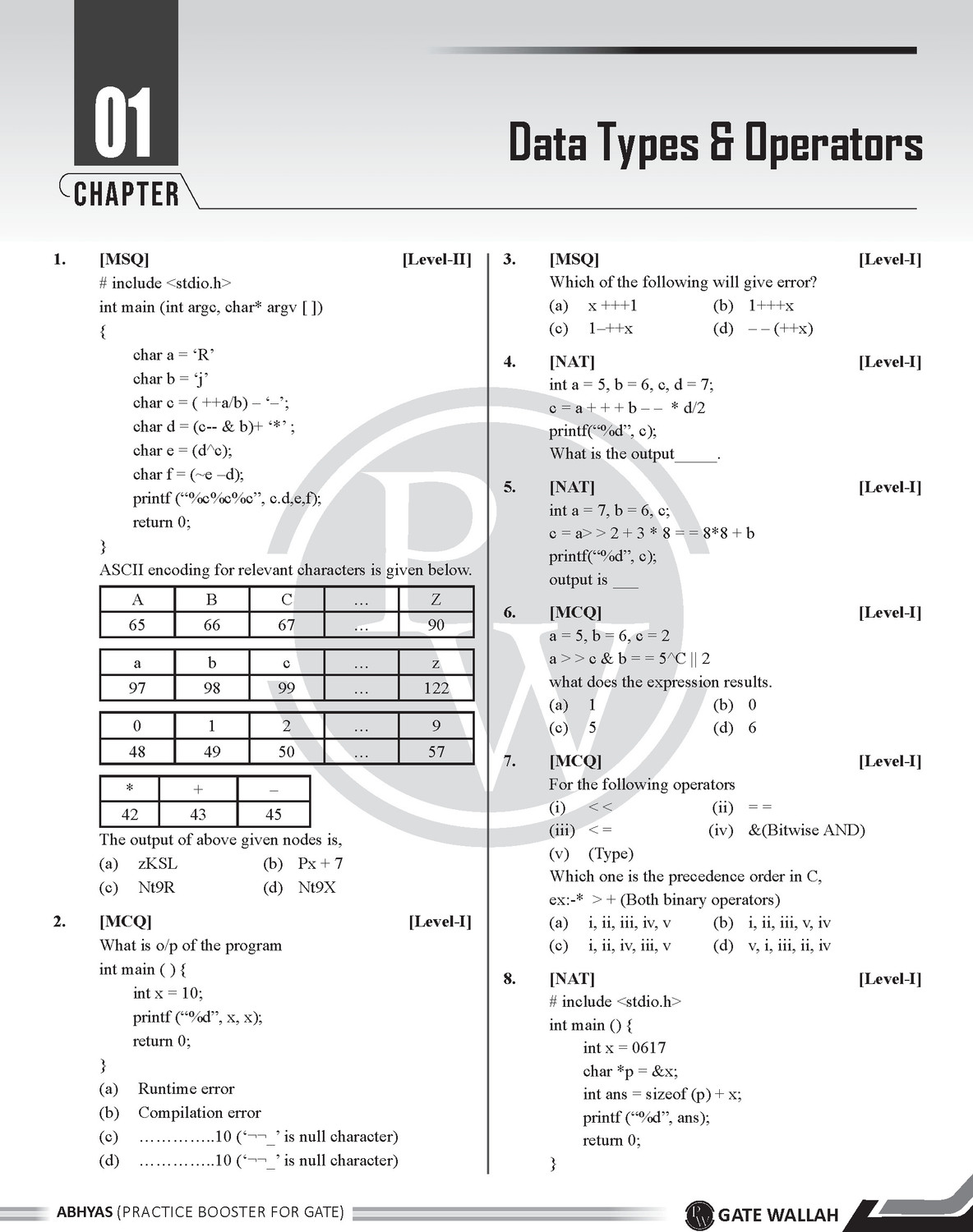 Image of PW GATE Abhyas Practice Booster For CS & IT with Mathematics & General Aptitude-3 Books