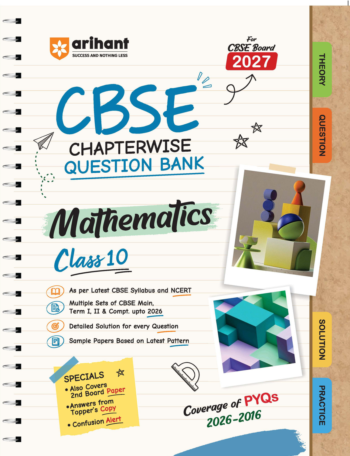 Image of Arihant CBSE Question Bank Class 10 Combo for Board Exam 2027 | Mathematics, Science, Social Science,English Language & Literature | Chapterwise PYQs Revision Theory, Detailed Solutions, & Sample Papers