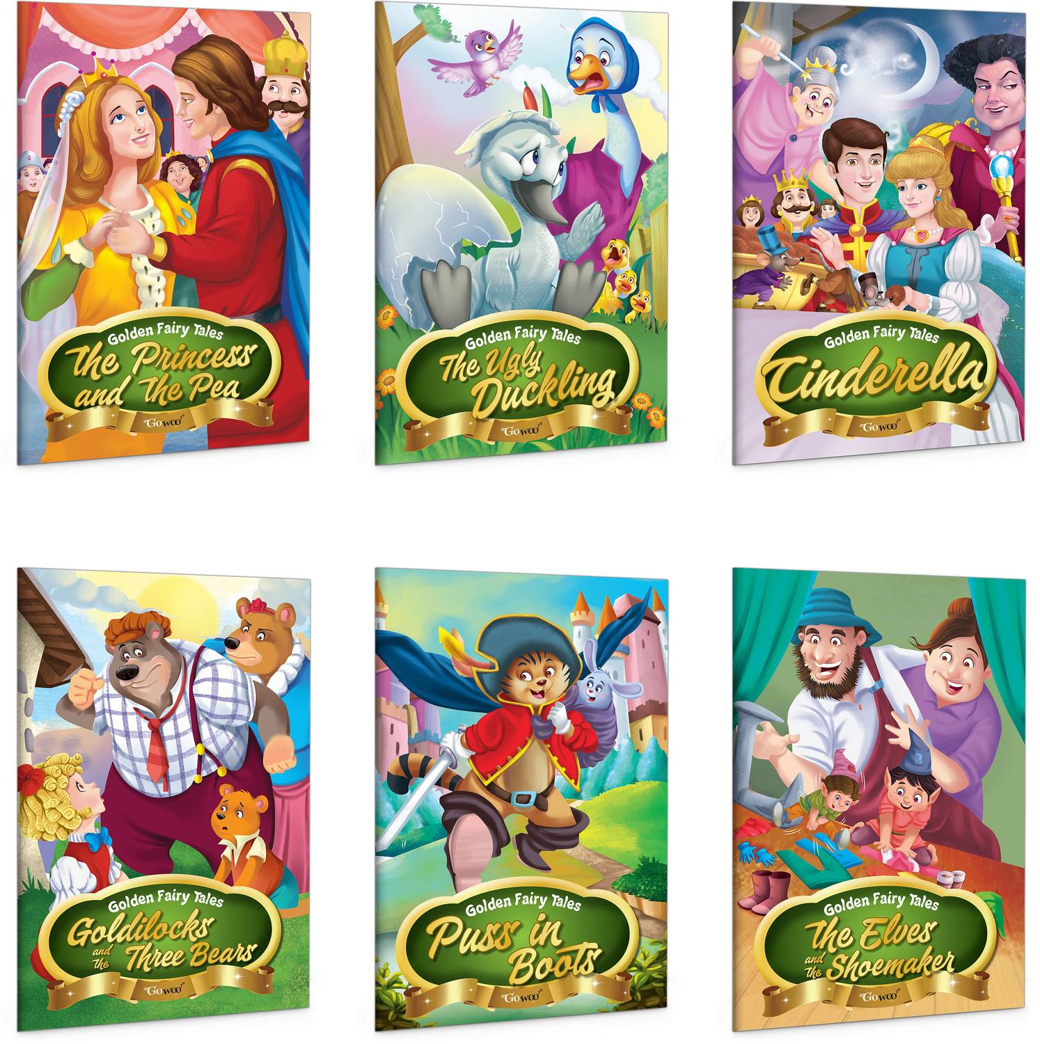 The Best of Fairy Tales : 6 Timeless Stories for Children - Cinderella, Goldilocks and the Three Bears, Puss in Boots and more - Children's Fairy Tales, Bedtime Storybook, Kids Learning Story Book