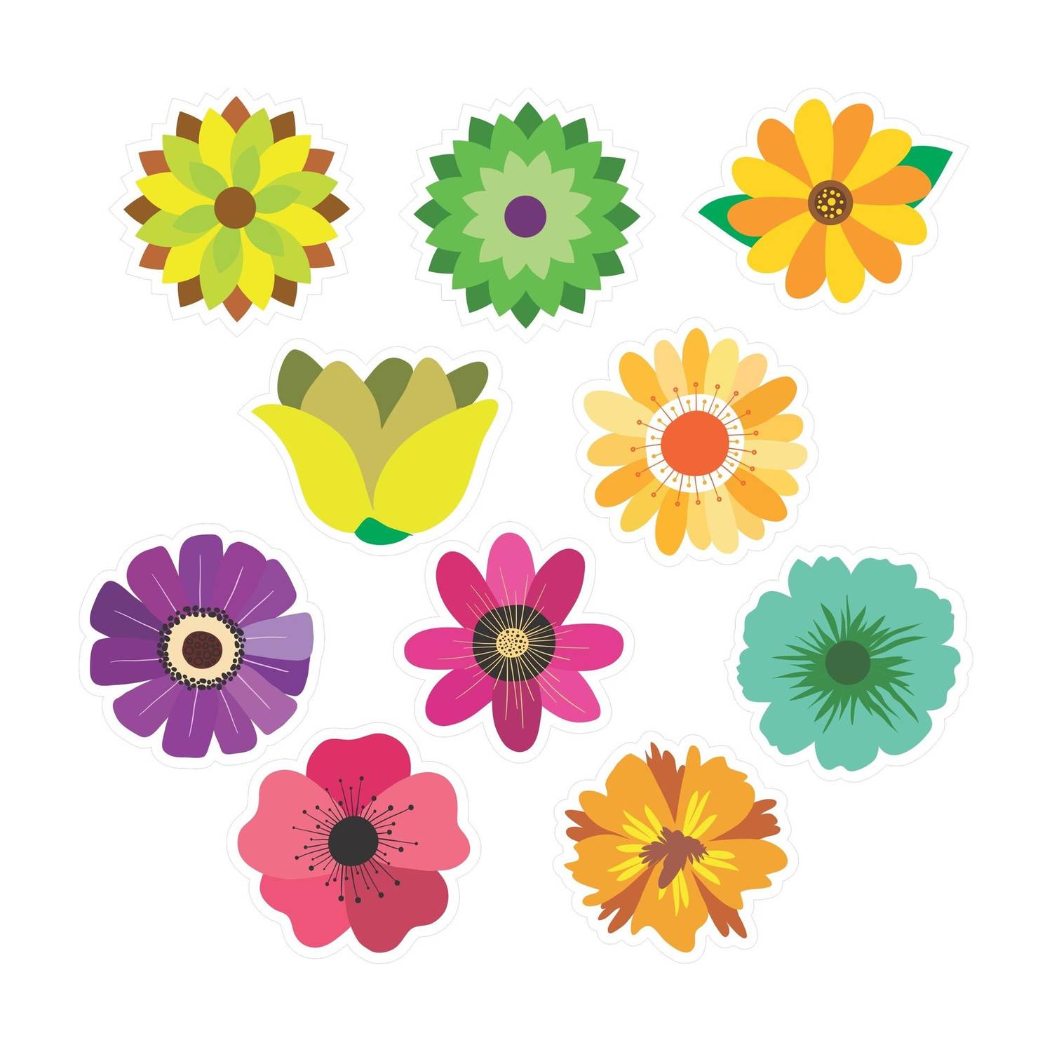 bookworm Eden Garden Series Profile Cut Flower Magnetic Bookmark Magnetic Bookmark Bookmark