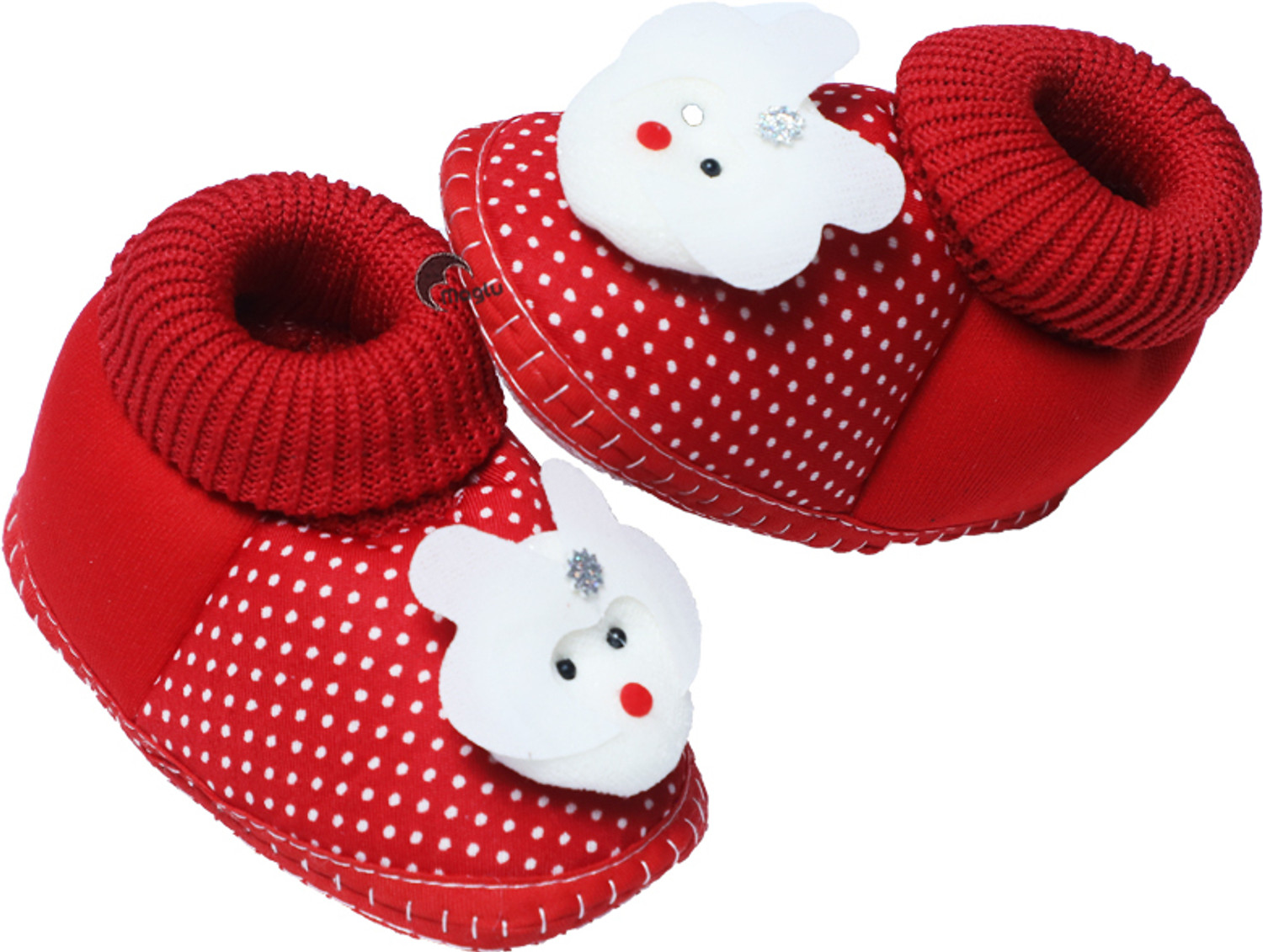 Image of MAGLU Baby Booties Soft Sole Shoes for Newborn 0-12 Months Boys & Girls Unisex Booties