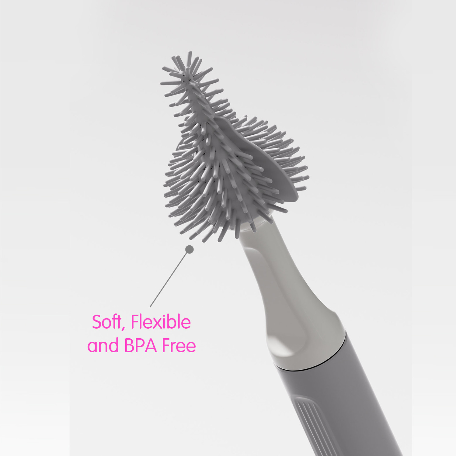 Image of lilbee Baby Bottle Cleaning Brush Set