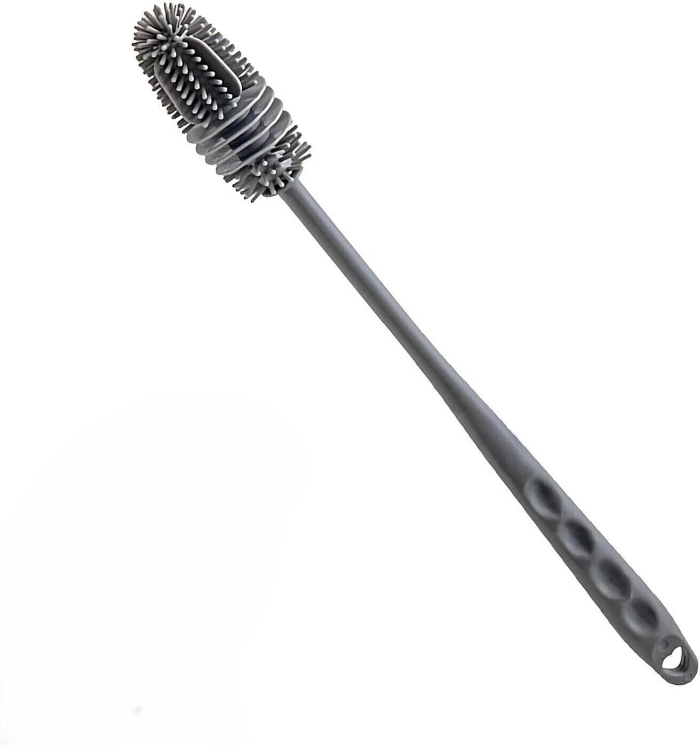buybuddy Silicone Bottle Cleaning Brush Long Handle, Containers and Glass Cleaning Brush