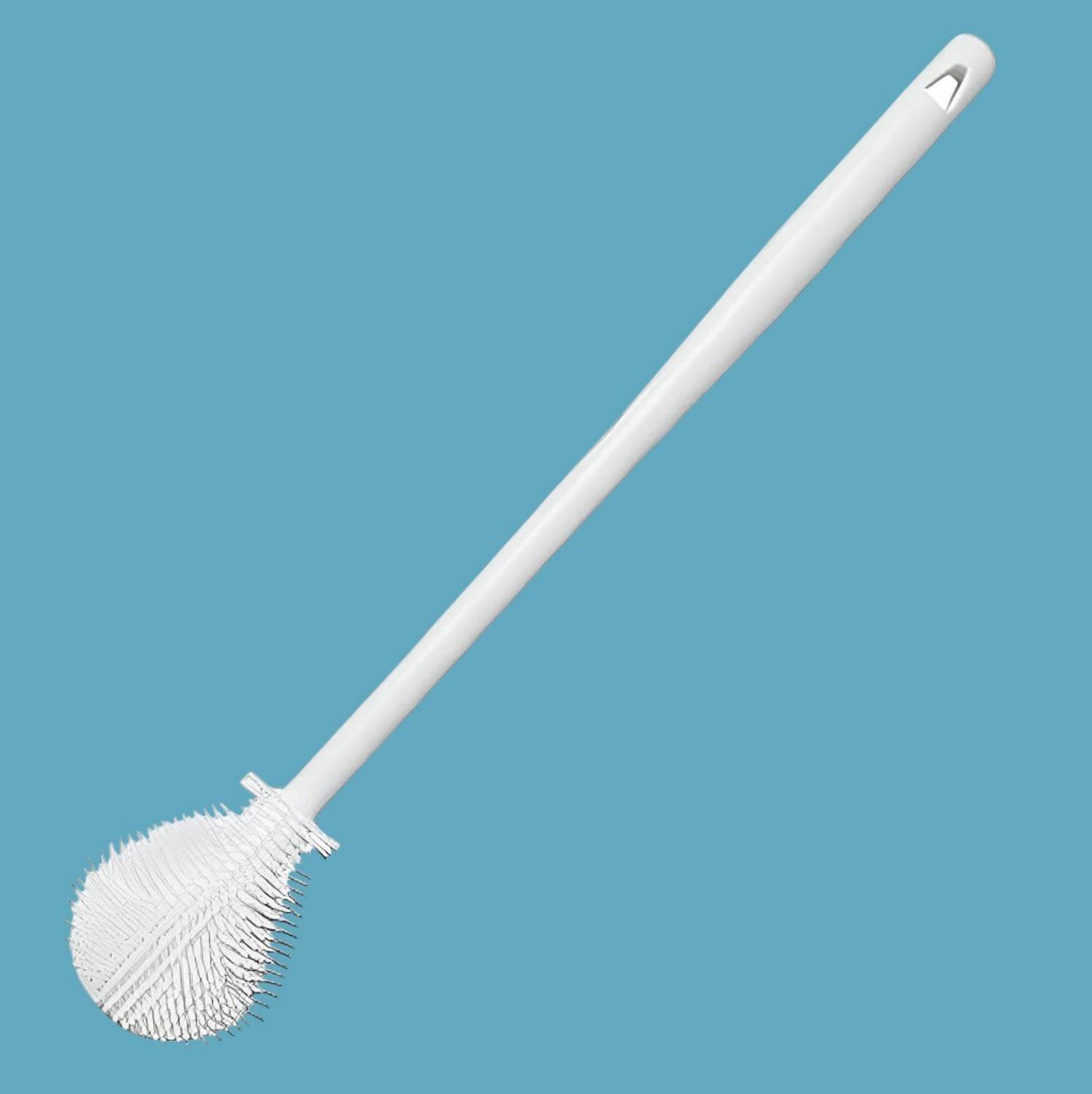 9Up Silicone Long Handle Bottle Brush for Glass, Cups & Kitchen Cleaning