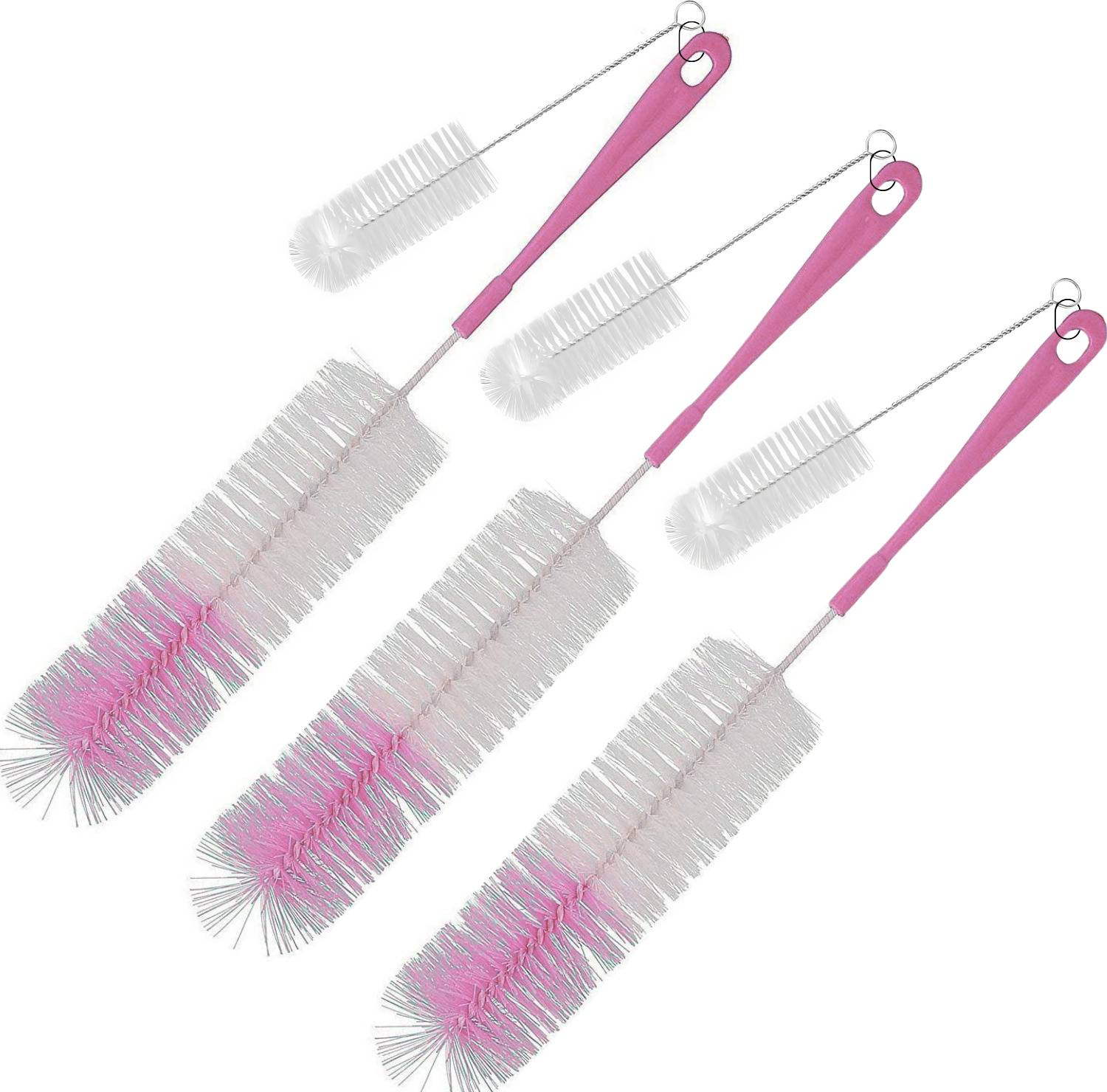 CareDone Cleaning Brush Set | Long Handle & Flexible Bristles | Ideal for Water Bottles