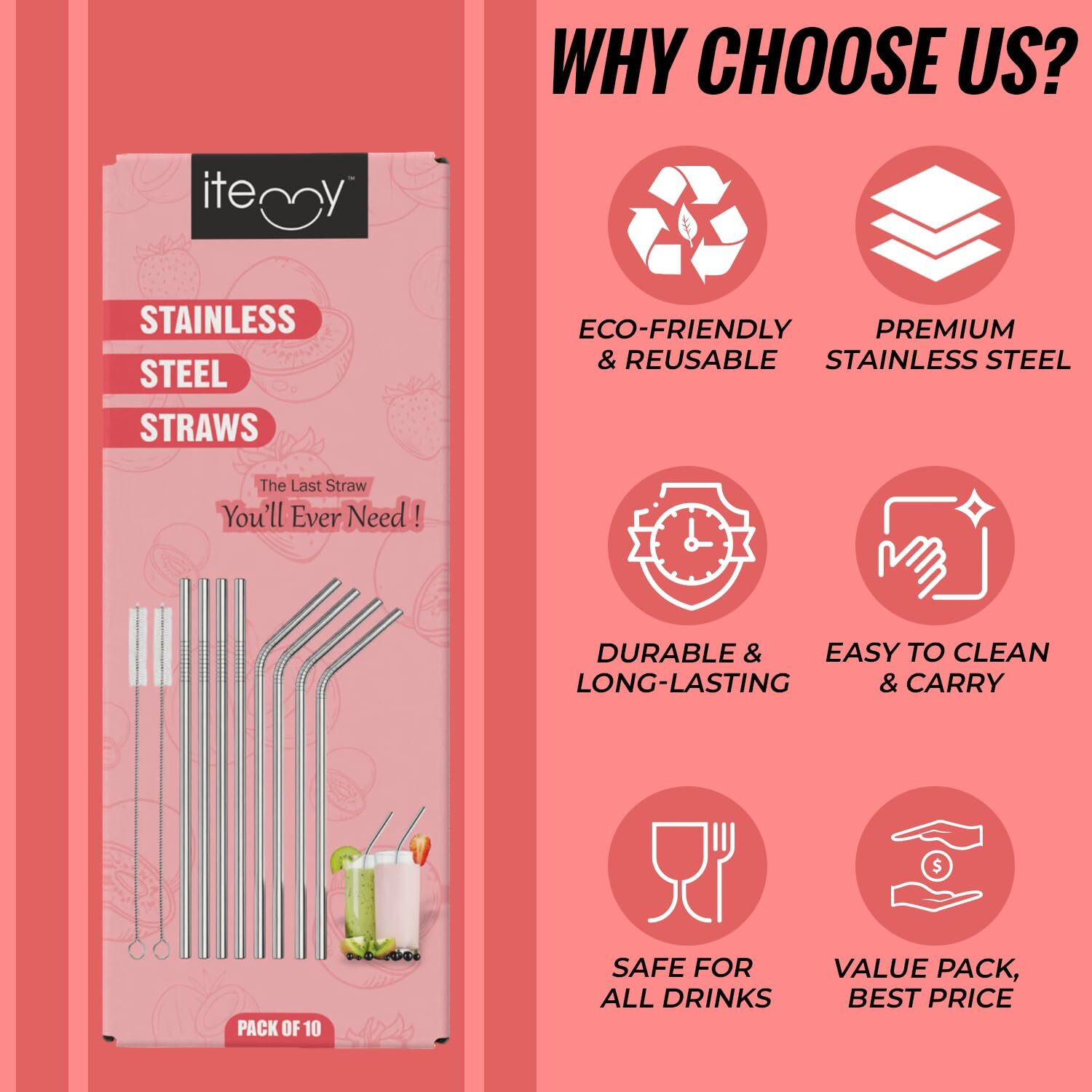 Image of Itemy Bent Drinking Straw