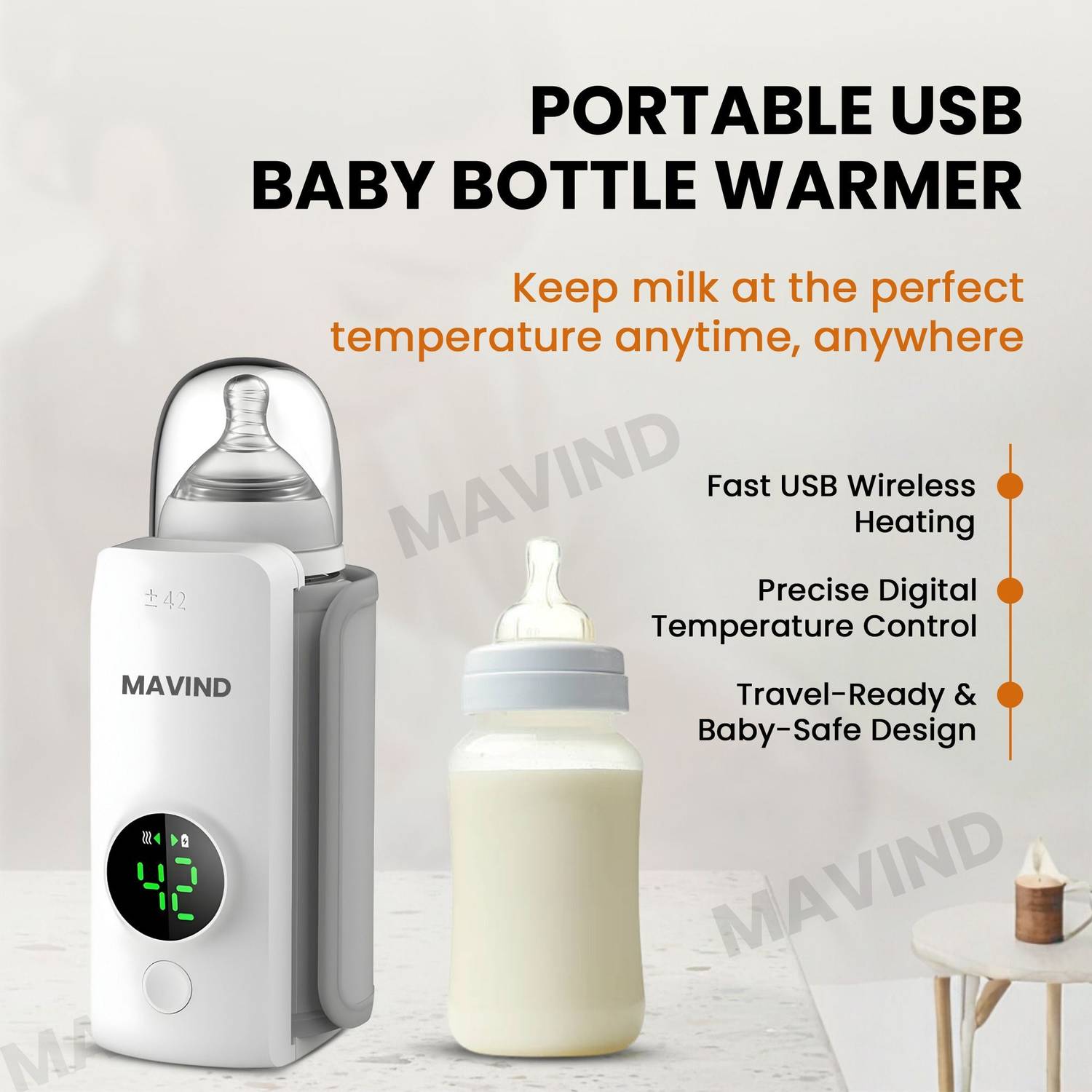 mavind Portable Warmer Bottle - Image 2