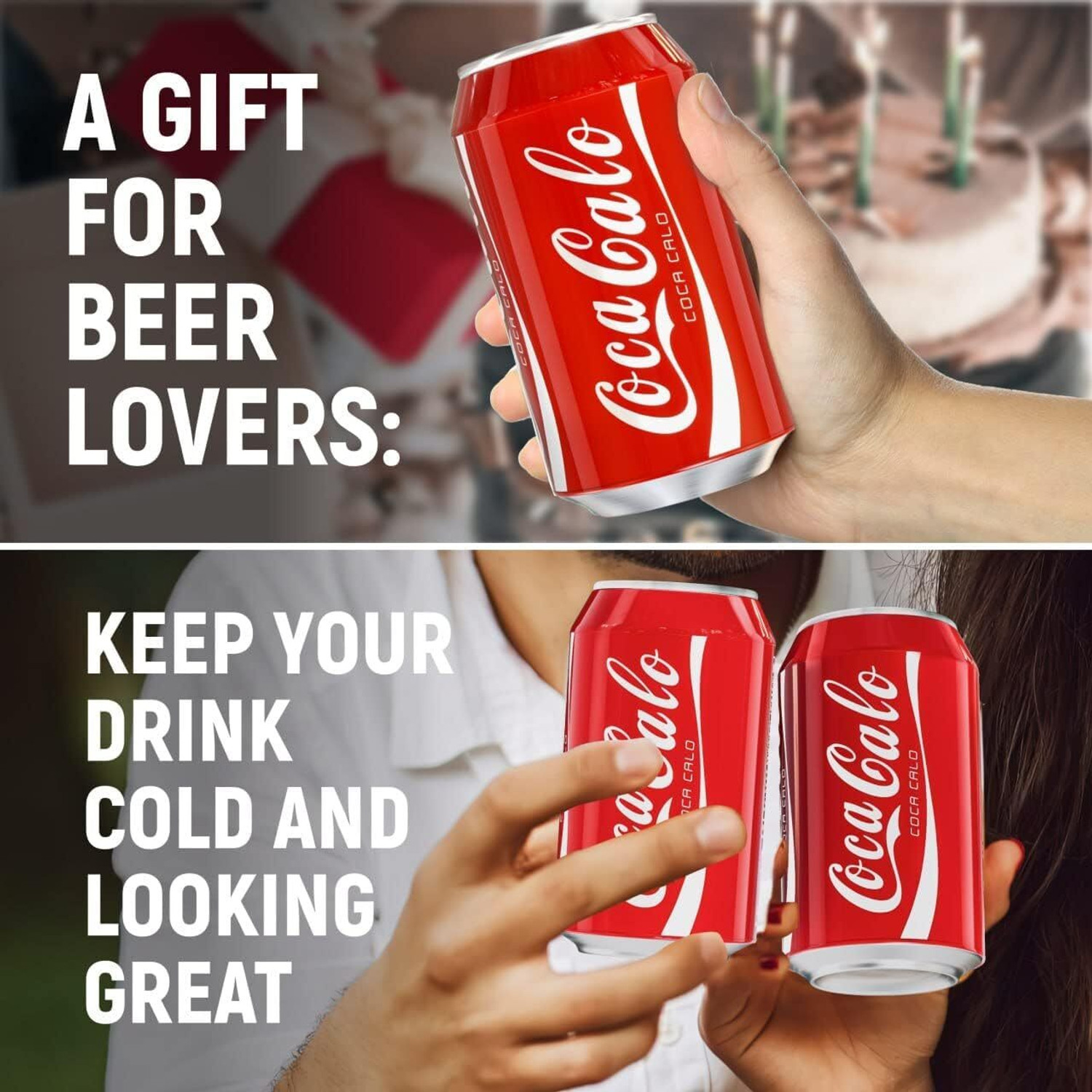 Image of AKIKOAOKI Beer Sleeves for cans (Red)