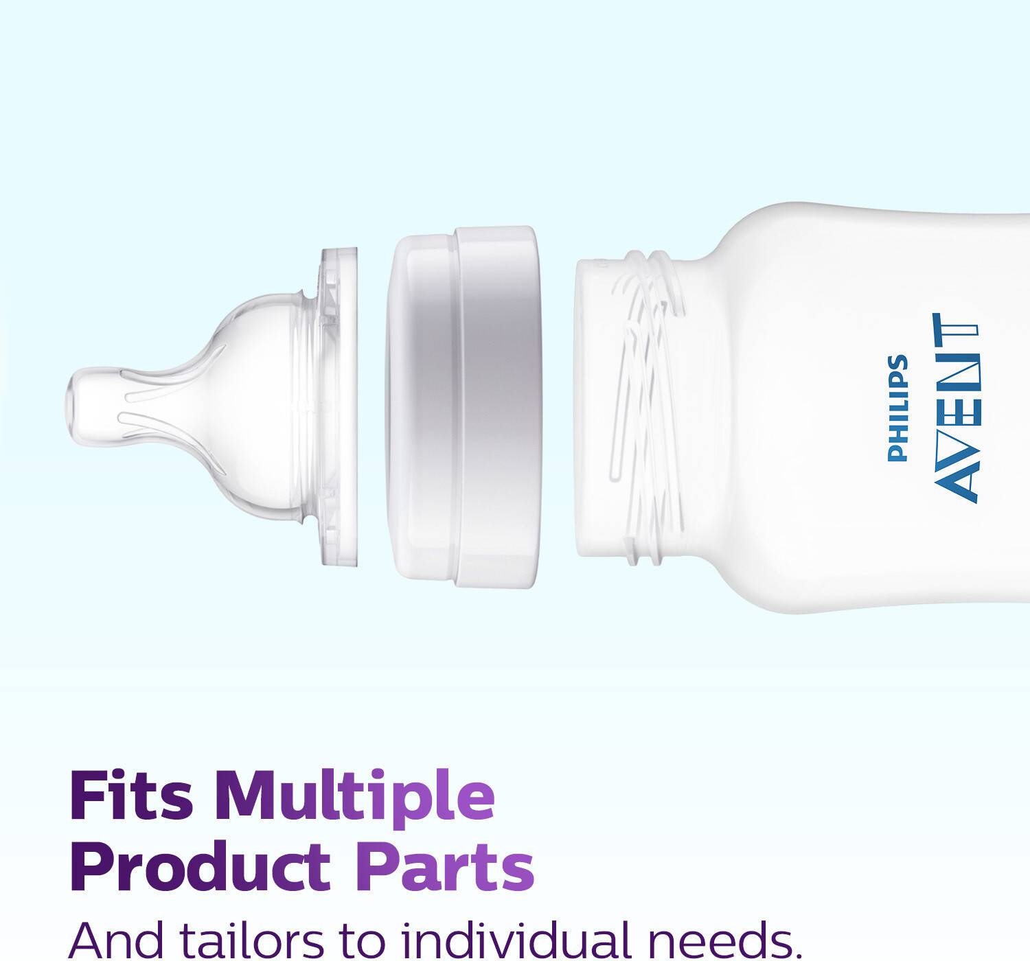 Philips Avent Anti-Colic Teat SCY762/02 | 1m+ age | Flow 2 | BPA