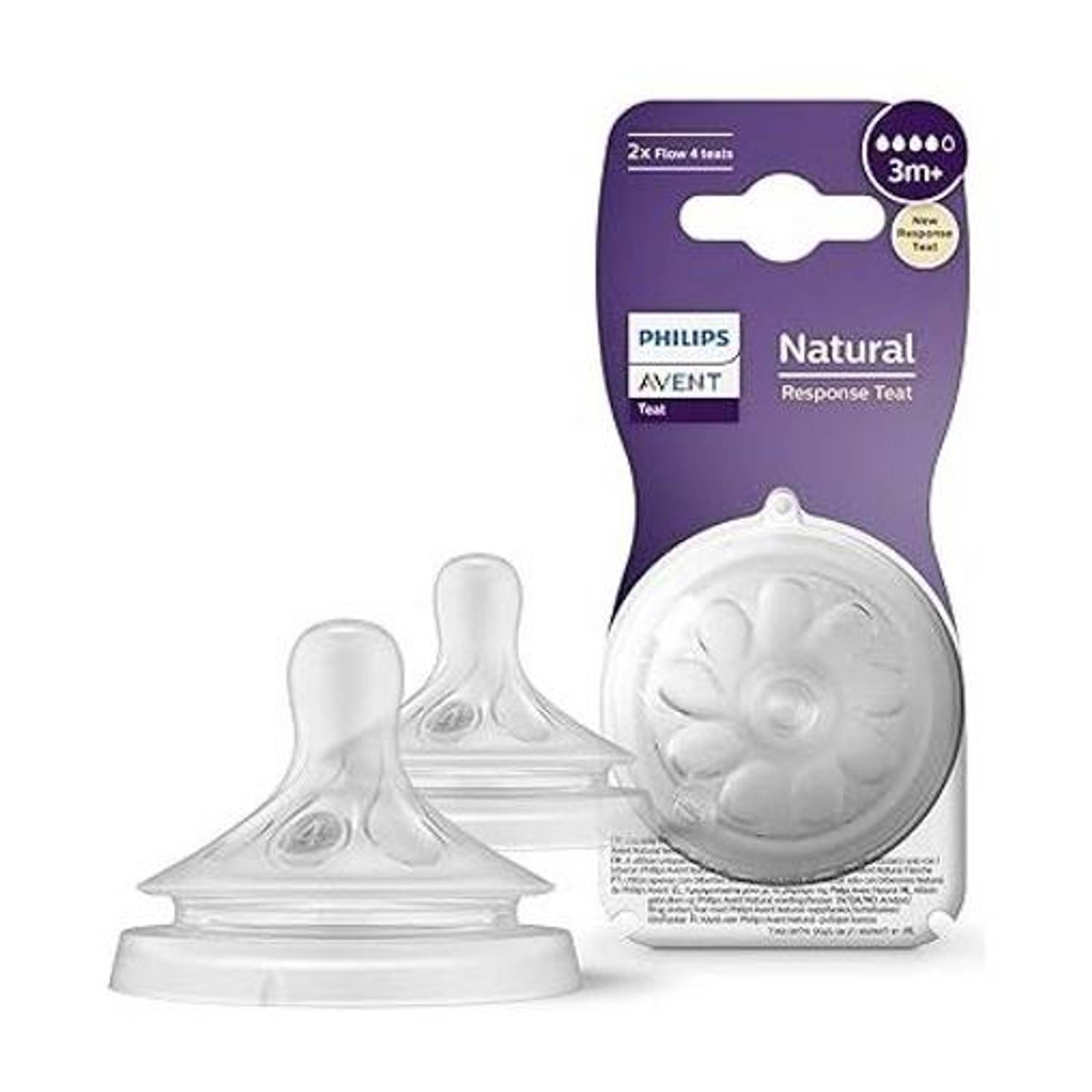 PHILIPS Natural Response Baby Bottle Medium Flow Medium Flow Nipple