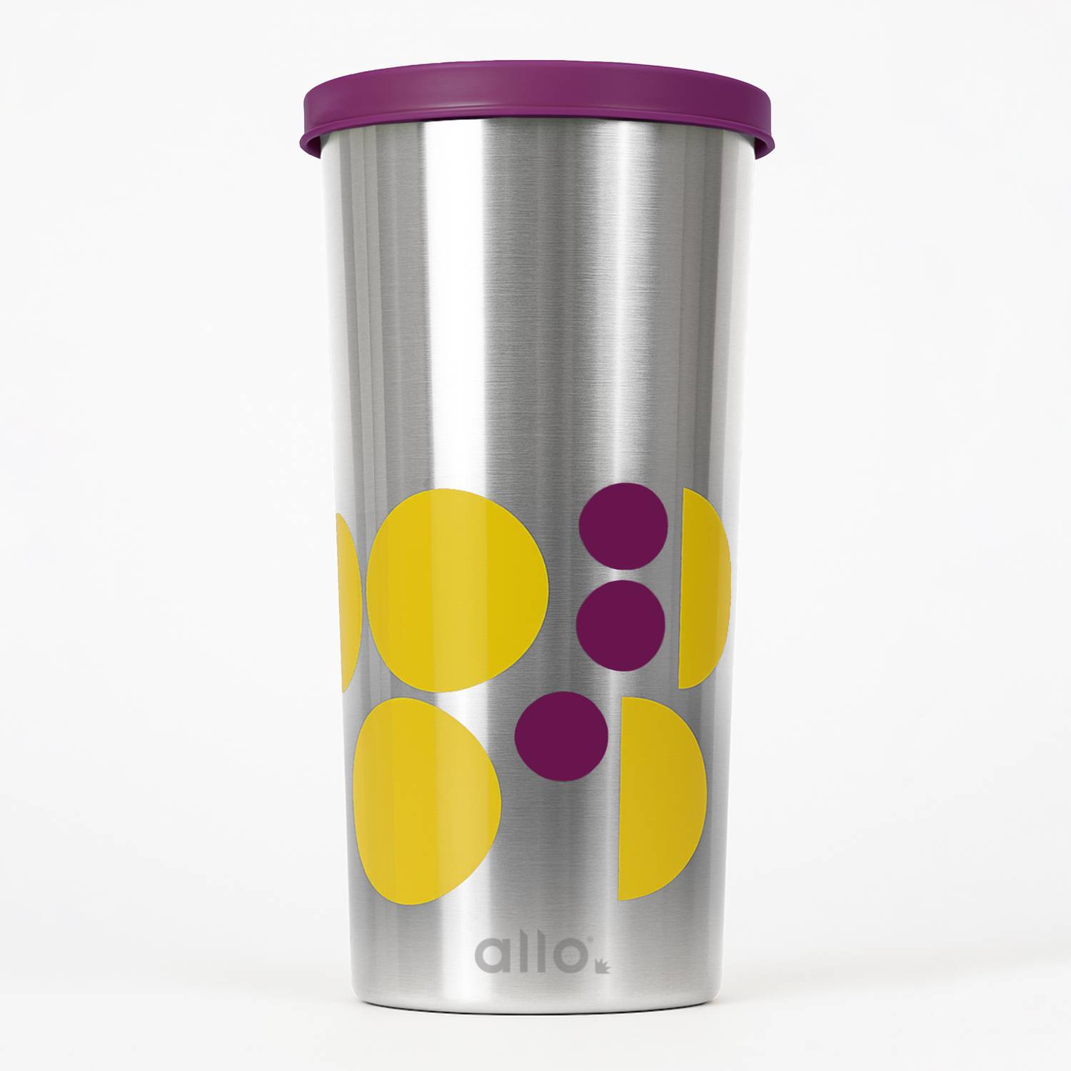 Allo Tumbler With Lid, Leakproof Coffee Mug Shaker For Office, Home, Travel 450 ml Stainless Steel Bottle