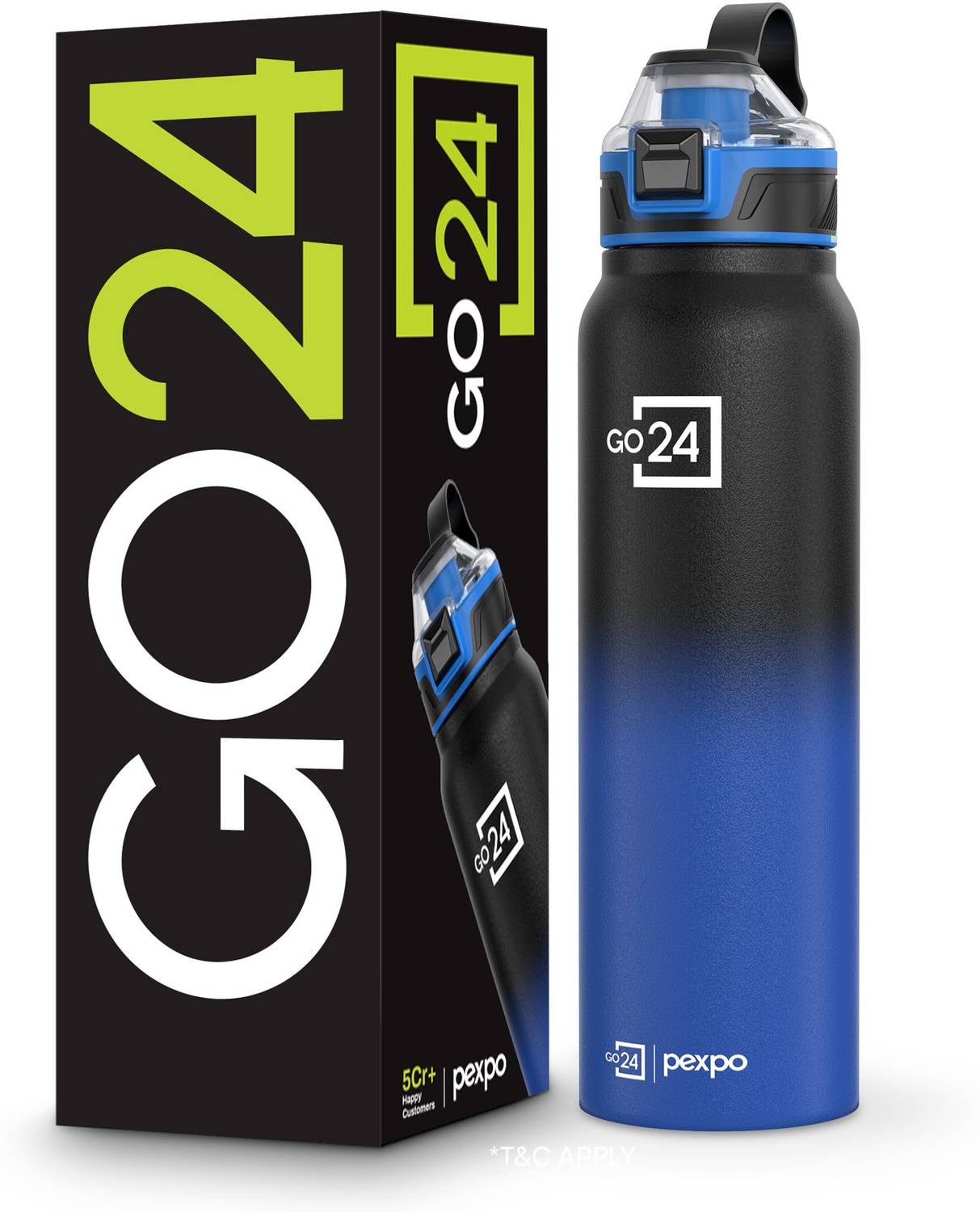 Go24 Amaze 940ml Stainless Steel Flask - Image 1