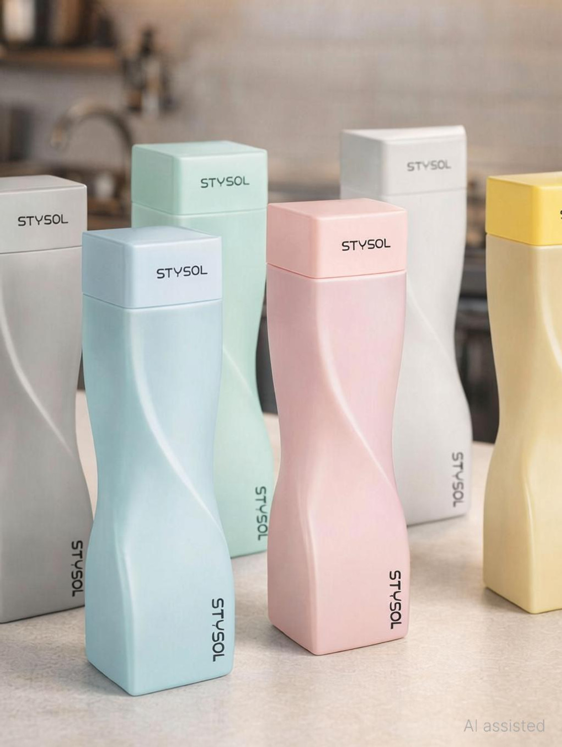 Image of Stysol Water Bottle for Fridge, for Home, Office, Gym & School Boy 1000 ml Plastic Bottle