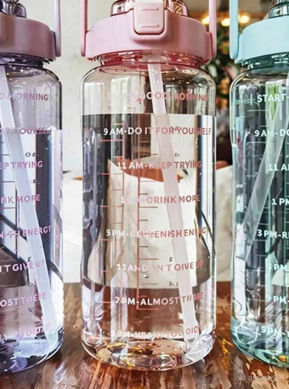 MYLN 2000 ml Transparent Plastic Bottle Pack of 1 - Image 4