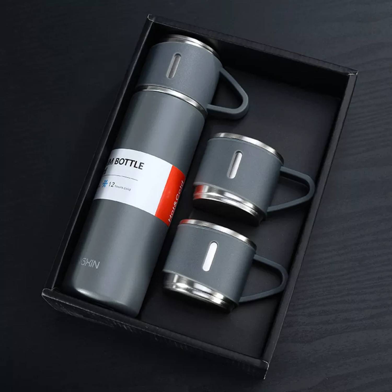 THERMOSセット STYLE HOMEZ TRIPLEE, Stainless Steel Vacuum Insulated Thermos with
