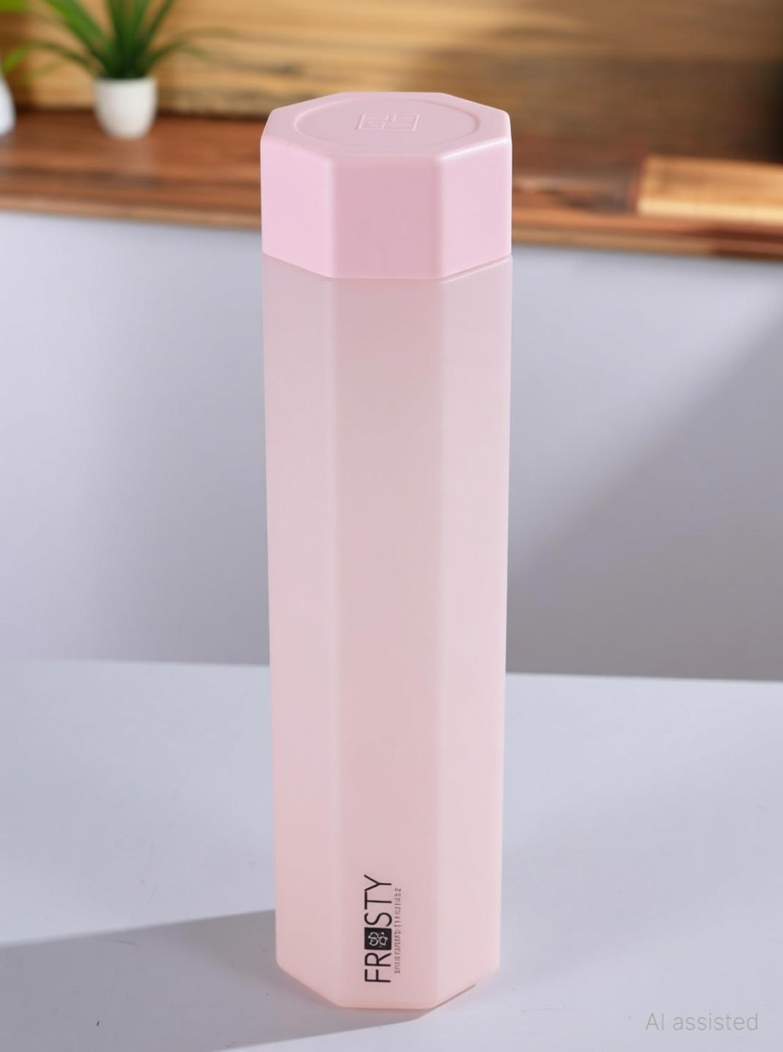 Image of ZROY ENTERPRISE 1 Litre BPA Free Water Bottle for Fridge | Leak Proof Octagone Plastic Bottle 990 ml Plastic Bottle