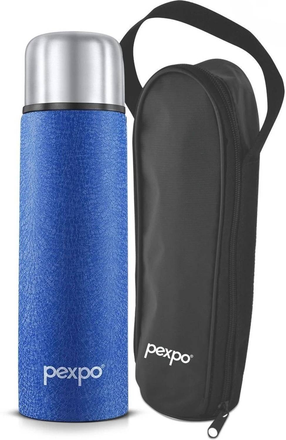 pexpo Thermosteel Vacuum Flask 1000 ml, 18 Hrs Hot/Cold