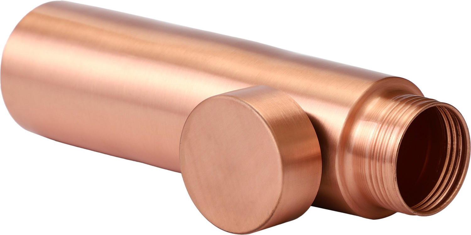 Image of Tambra Vintage Jointless Copper Cylinder - Pack of 2 950 ml Copper Bottle
