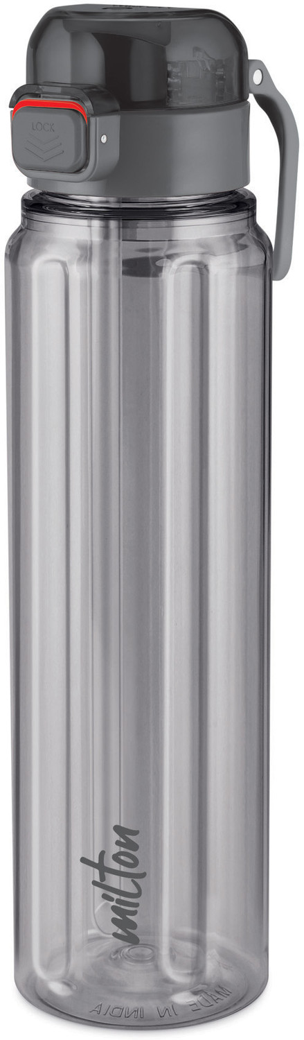 Image of MILTON Aston 700 BPA & BPS-Free Water Bottle 700 ml Leak-Proof | Sip & Gulp Lid Grey 700 ml Plastic Bottle