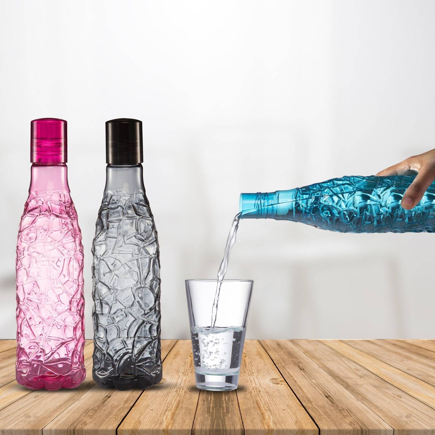 Flipkart SmartBuy Mosaic Bottle 1000ml Pack of 6 - Image 2