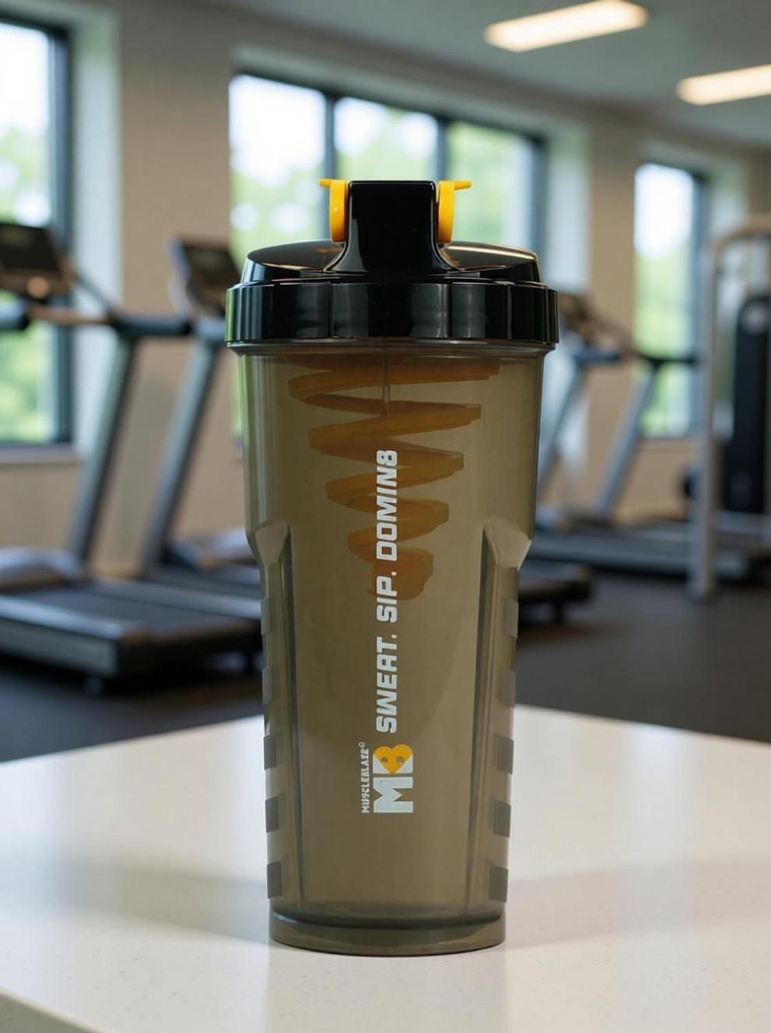 Image of MUSCLEBLAZE Cyclone Blender, 100% Leakproof, 700 ml Plastic Shaker