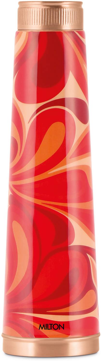 MILTON Copper Delight Design Water Bottle, 880 ml, Abstract 880 ml Copper Bottle
