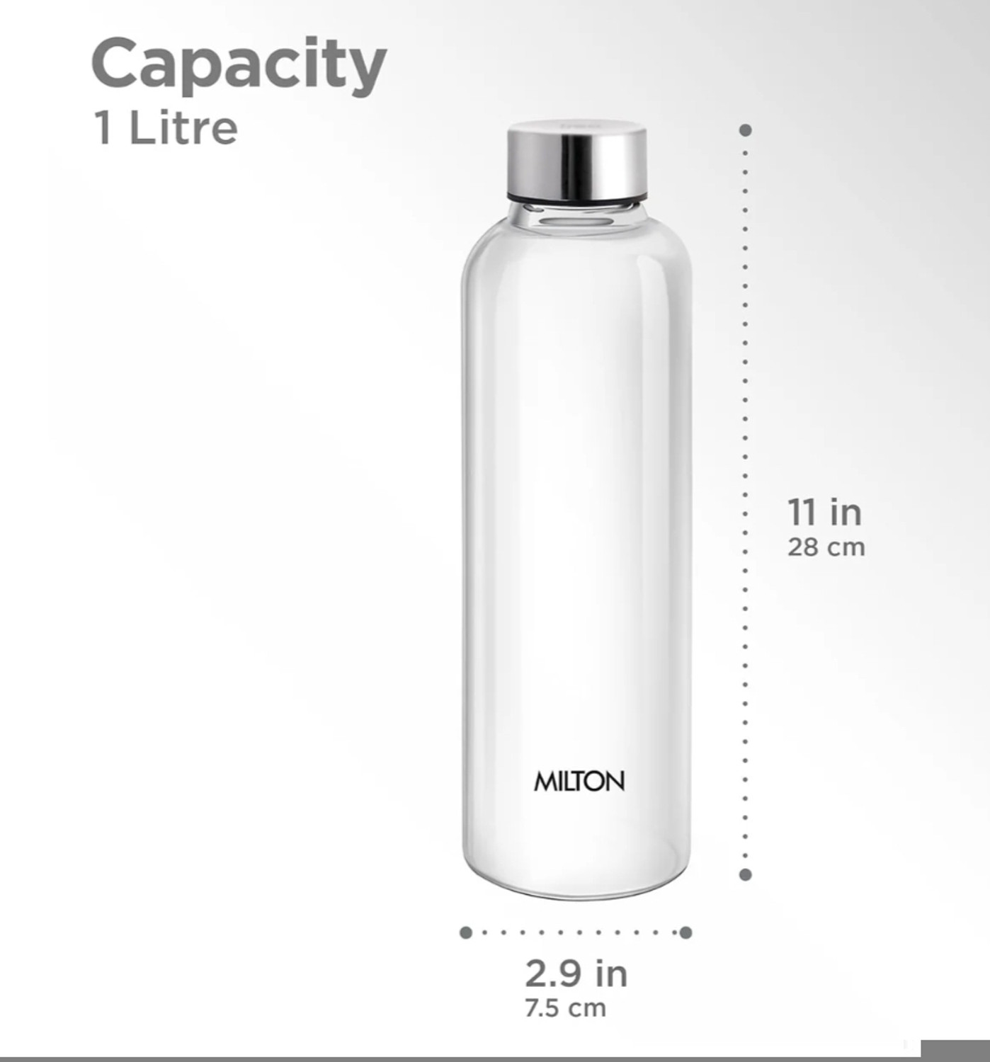 Image of MILTON COSTA 1000 1000 ml Plastic Bottle