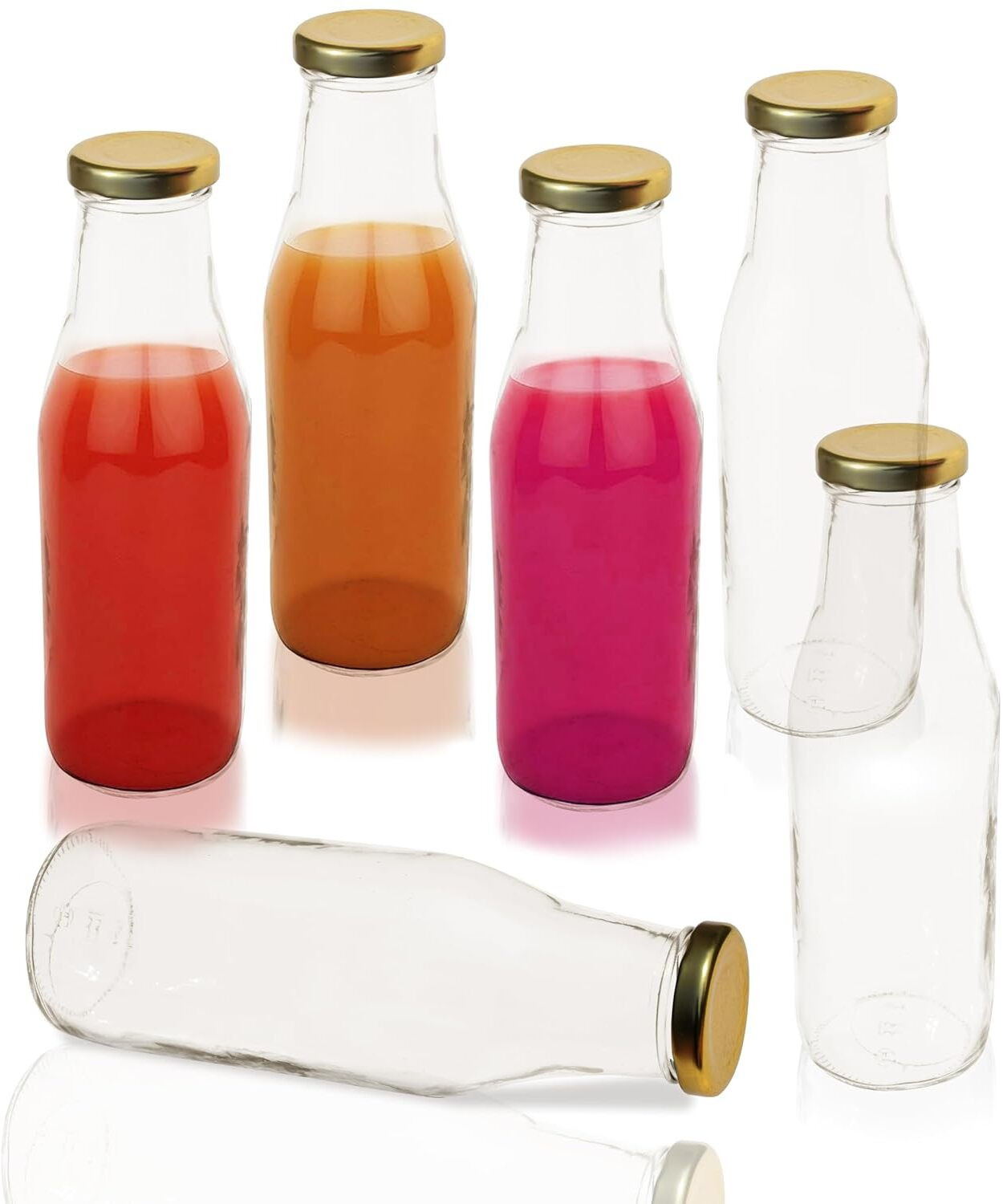 Image of GLOWFLOW MILK FRIDGE BOTTLE 500 ml Glass Bottle
