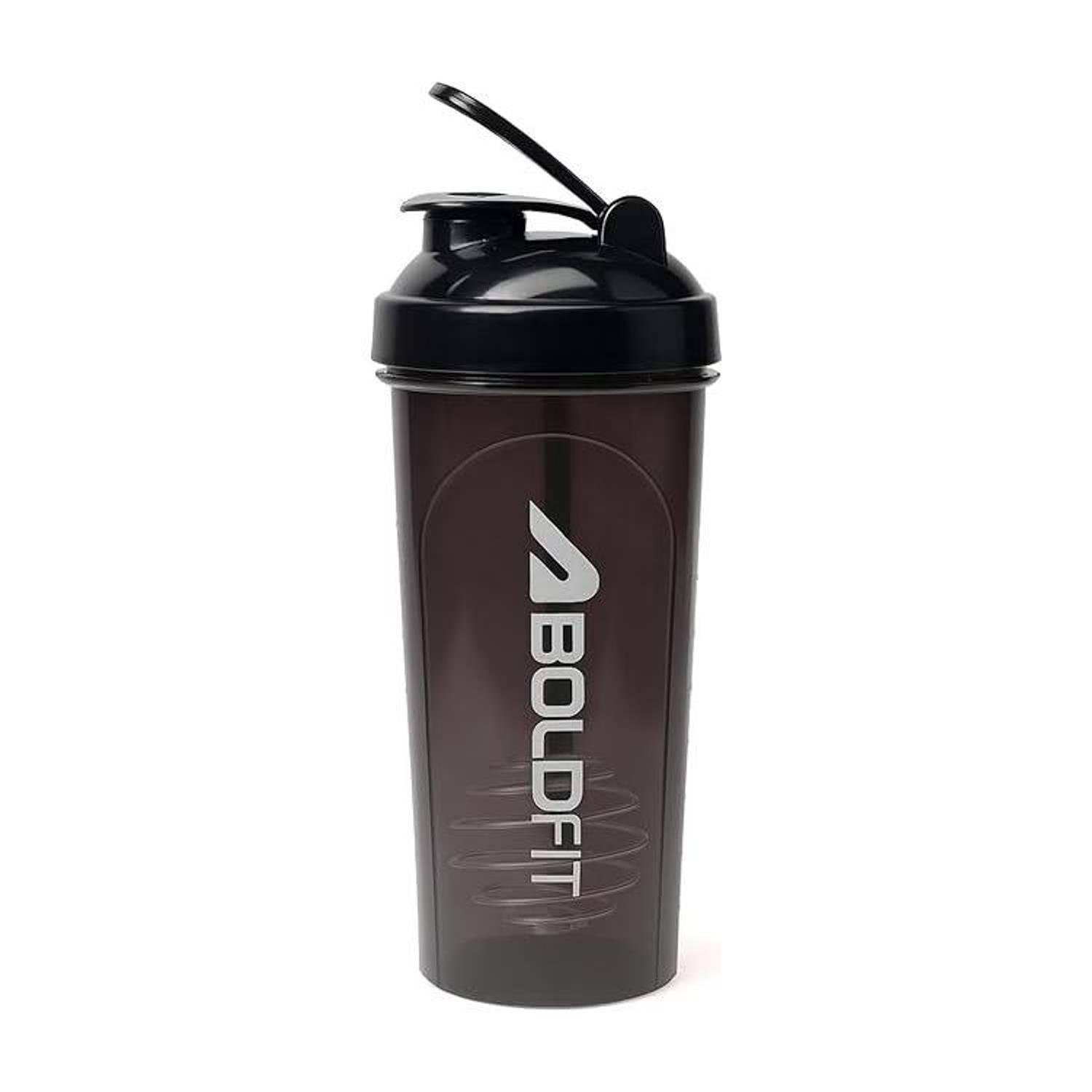 BOLDFIT Shaker Bottle Gym Bottle with Blender Gym Shaker 700 ml Leakproof Sipper Bottle 700 ml Plastic Shaker
