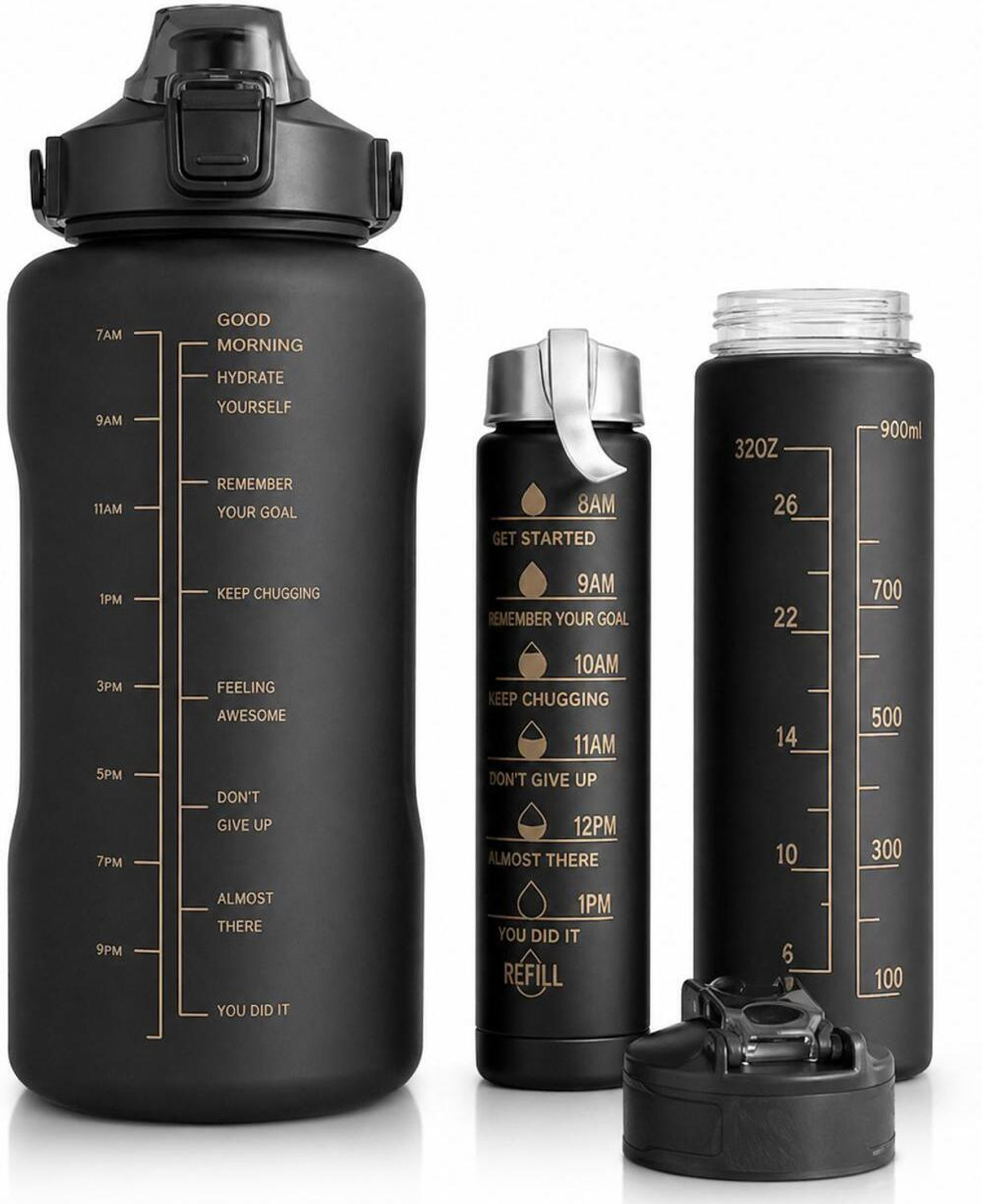 Image of AMR Black bottle 1500 ml Borosilicate Glass Bottle
