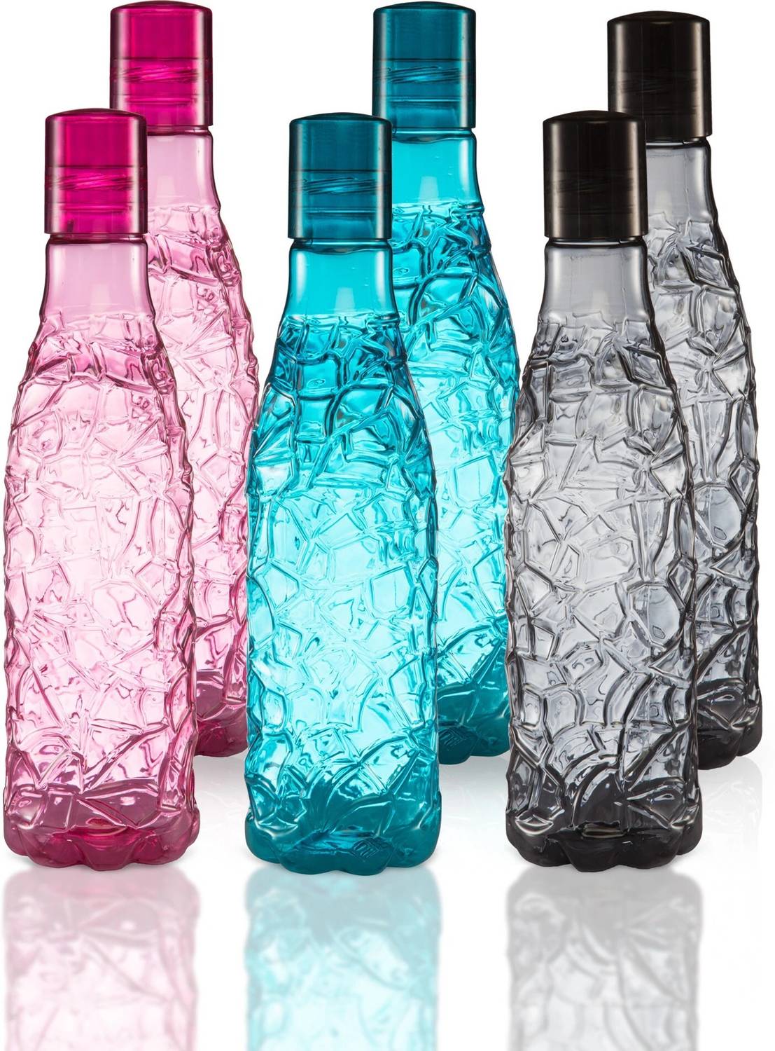Flipkart SmartBuy Mosaic Bottle 1000ml Pack of 6