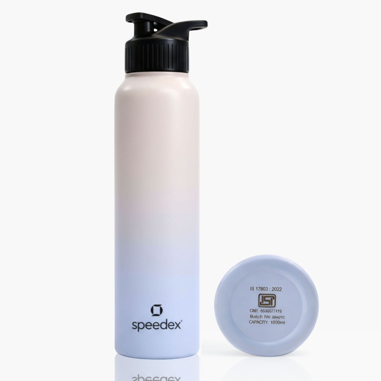 Image of SPEEDEX Water Bottle 1 Ltr 1000 ml, BIS Approved, Leak Proof for Office, School, Gym 1000 ml Stainless Steel Sipper