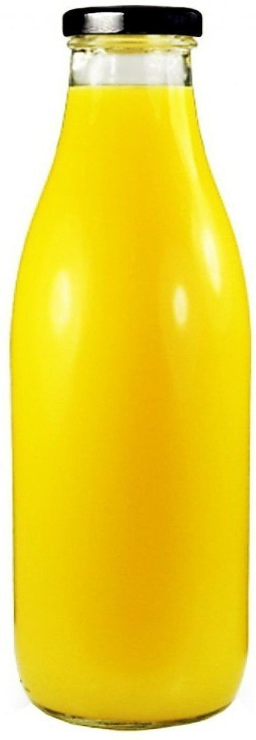 Image of Seiri WATER,JUICE,MILK,CLEAR BOTTLE MULTIPURPOSE USE FOR HOME & OFFICE WITH METAL LID 500 ml Glass Bottle