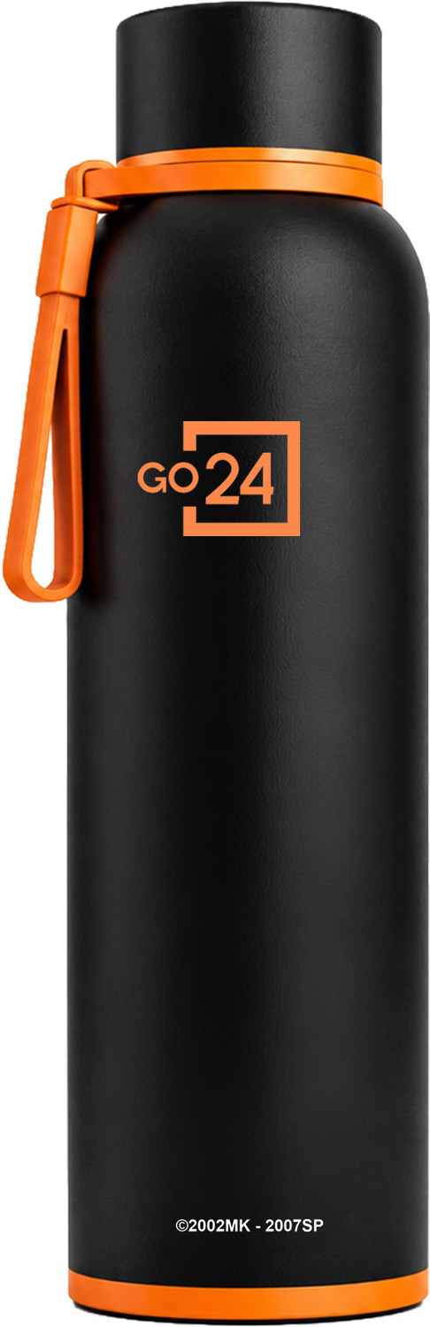 Image of Go24 Naruto 1000 Stainless Steel Hot and Cold Water bottle ISI Certified Thermosteel 980 ml Stainless Steel Flask