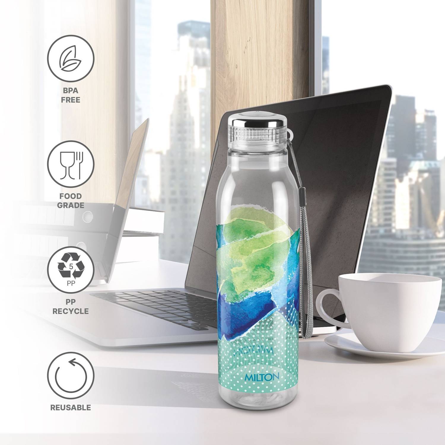 MILTON Helix Pet Water 1000 ml Bottle Pack of 1 - Image 5