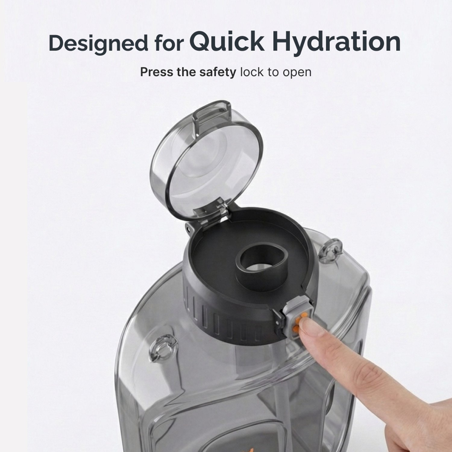 Image of Cult Gallon Bottle Leakproof Compact Design 1800 ml Plastic Bottle