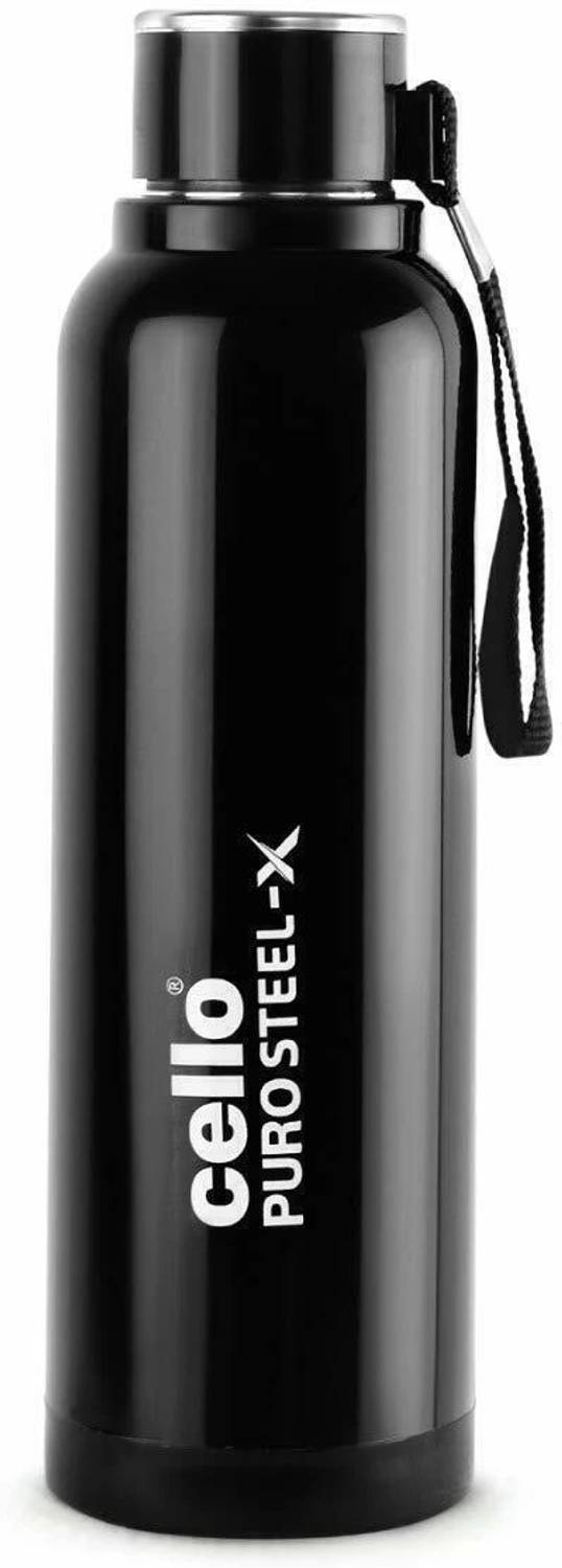 cello PURO STEEL X BENZ 900 650 ml Steel Bottle Pack of 1 - Image 1
