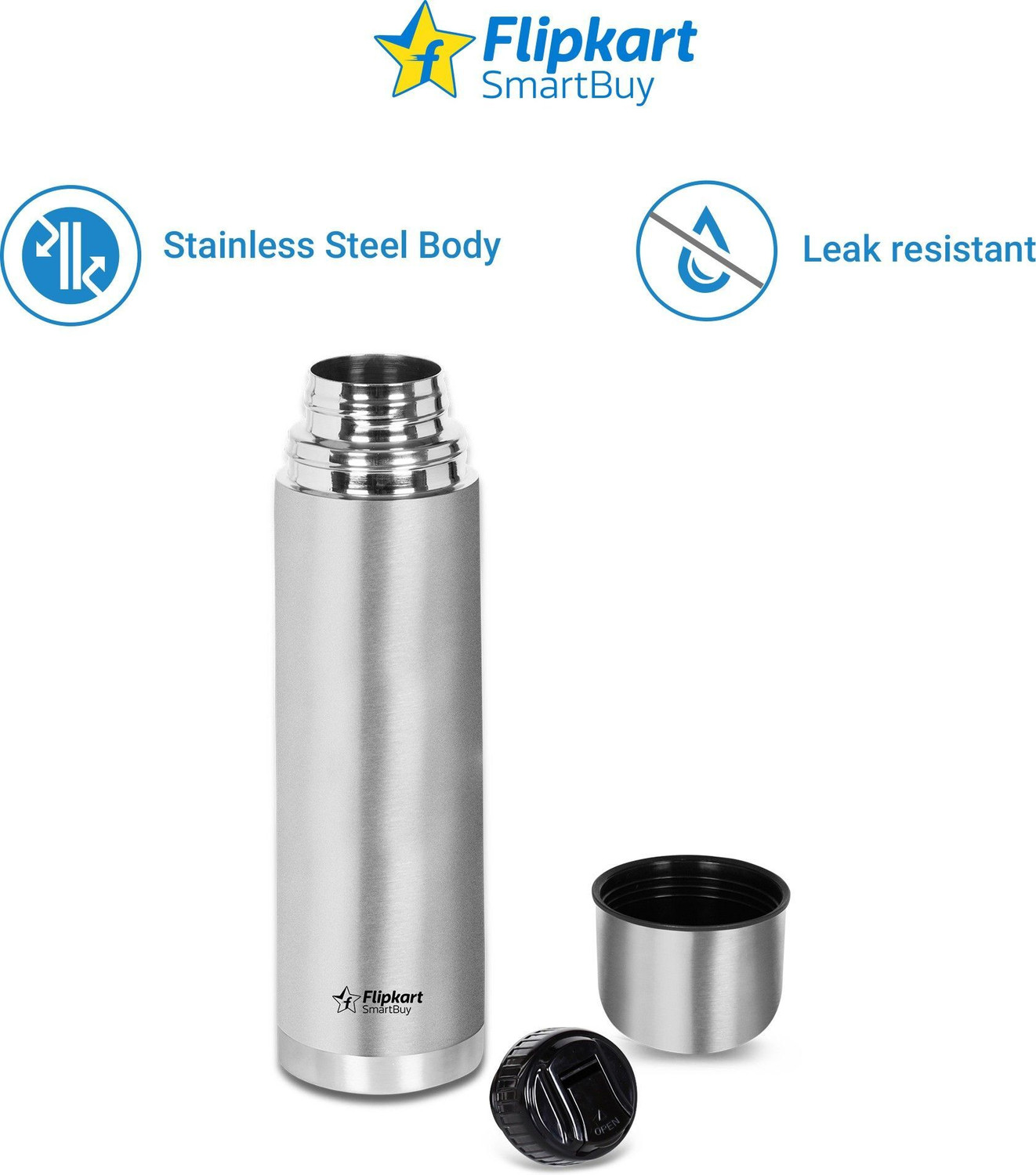 Image of Flipkart SmartBuy Thermosteel Flip Lid 1000 ml Flask�