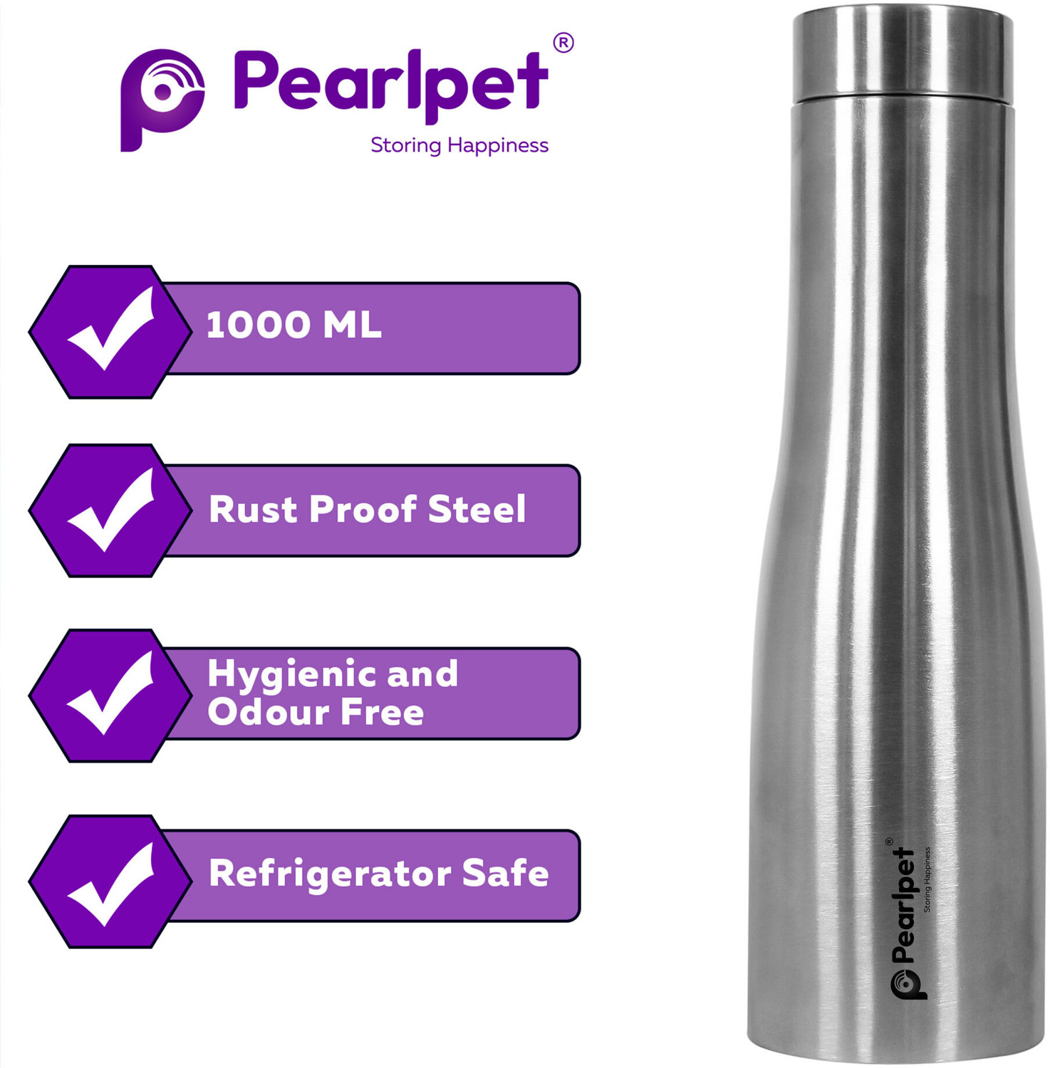Image of Pearlpet F40 1000 ml Steel Bottle