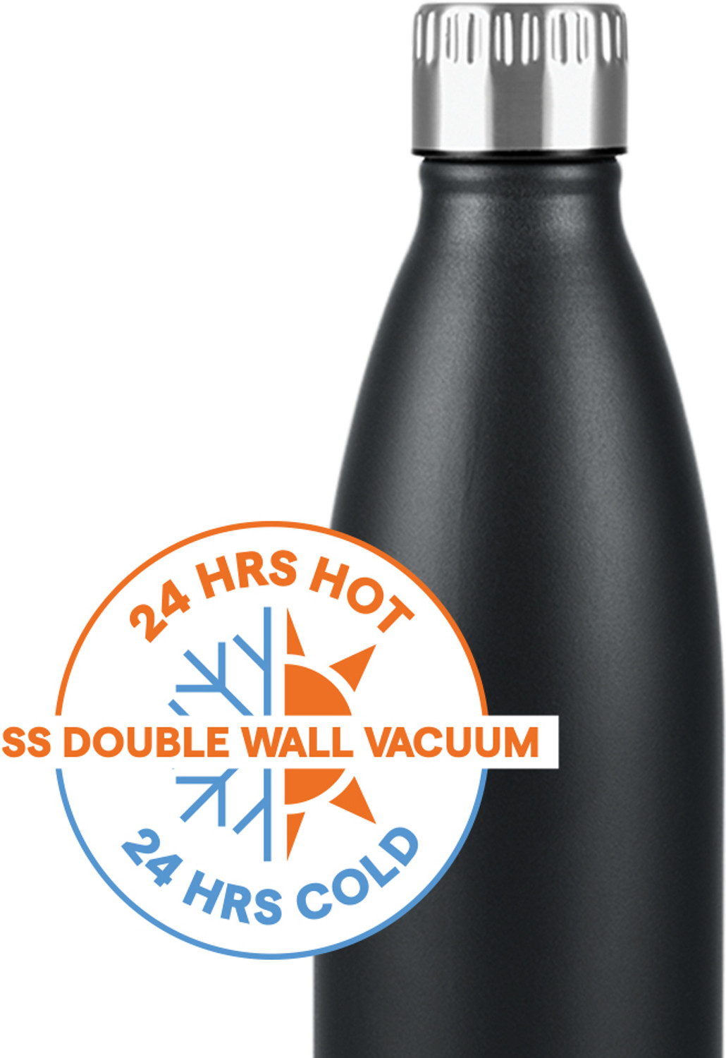 Image of BOROSIL 24 Hours Hot & Cold Bolt Double Wall Vaccum Insulated Steel Flask Bottle 1000 ml Steel Bottle