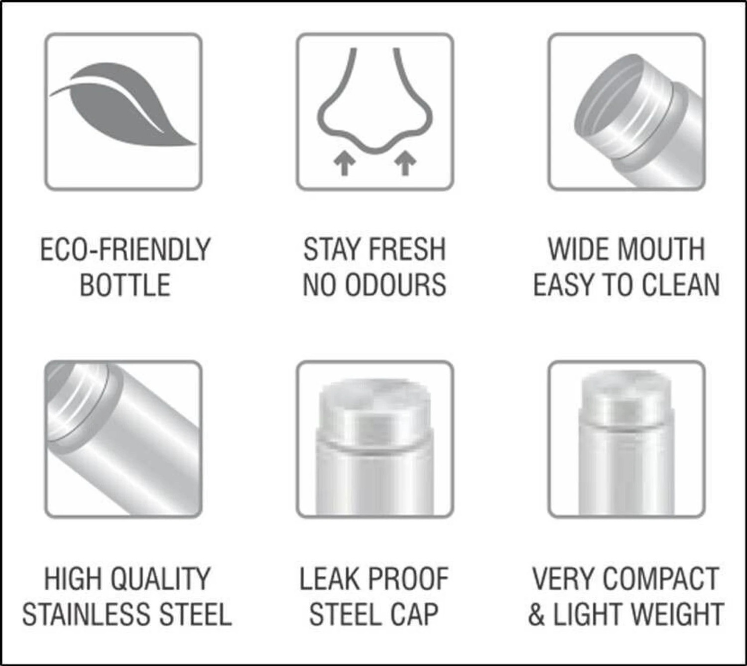 Image of Steelo classic STainless Steel Water Bottle 1000 ml Steel Bottle