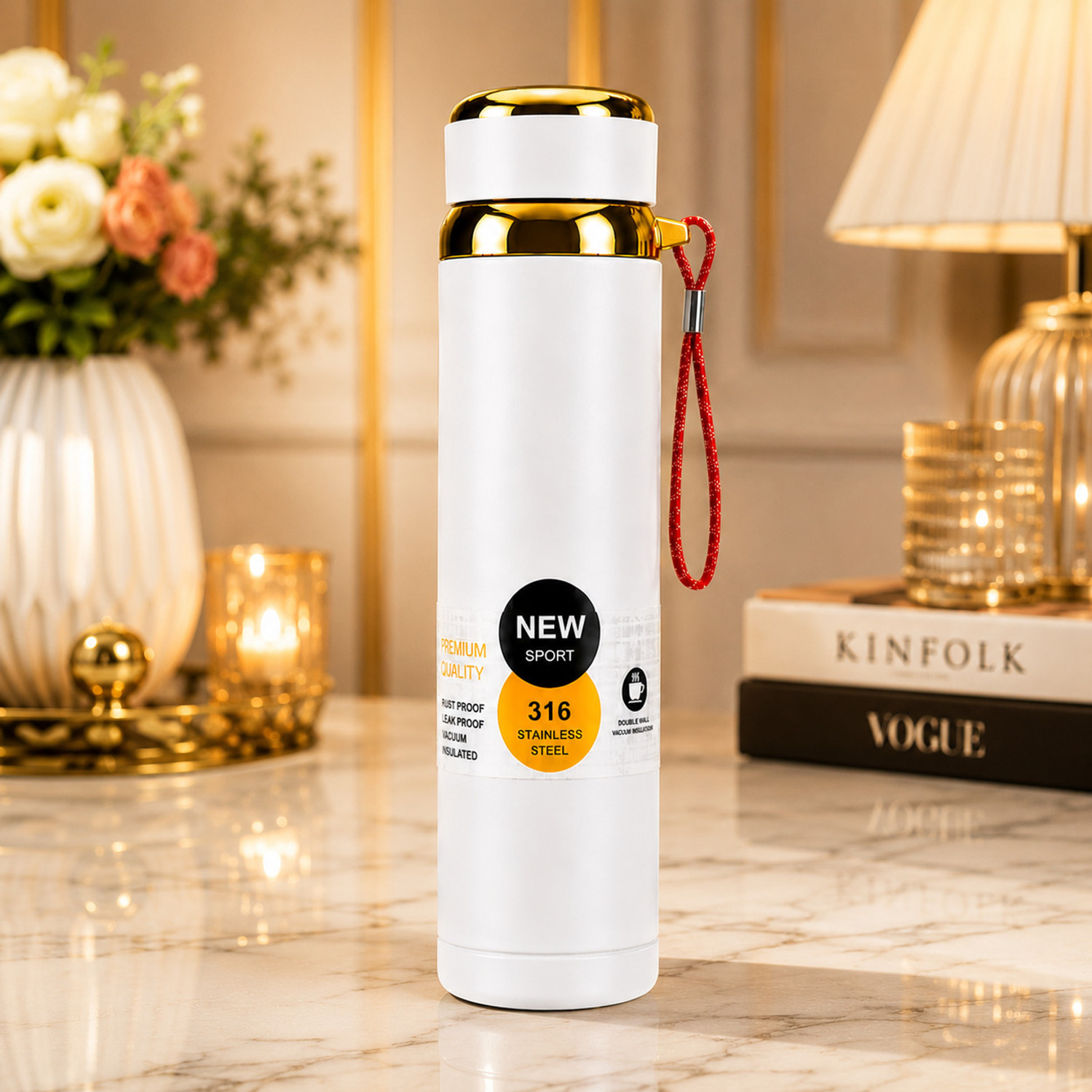 Image of TAKAROA UrbanHydra 316 Vacuum Insulated Sports Water Bottle 1000 ml 1000 ml Steel Bottle