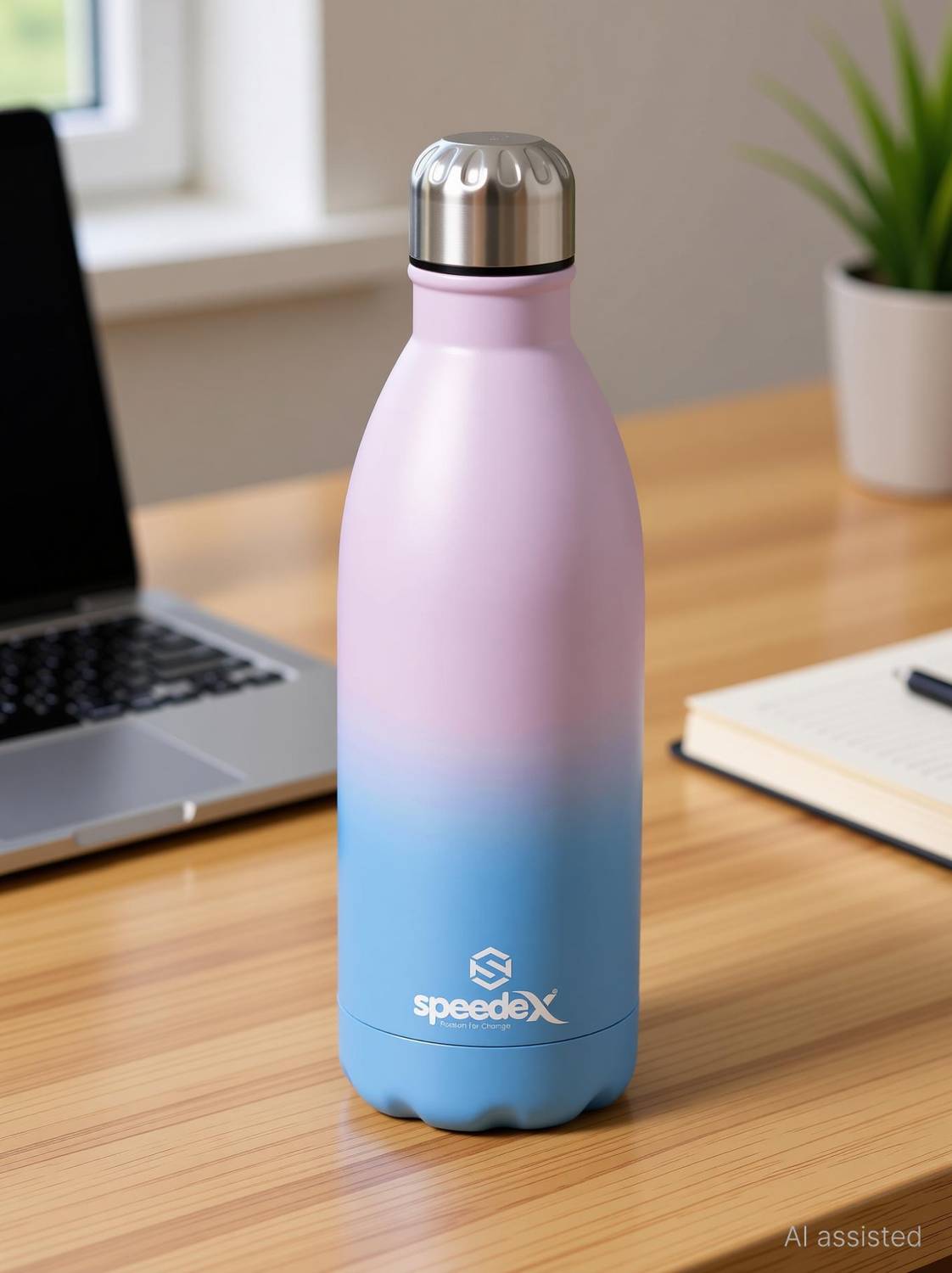 SPEEDEX Stainless Steel Vacuum Insulated Hot & Cold Water Bottle for Office Home Travel 1000 ml Stainless Steel Flask